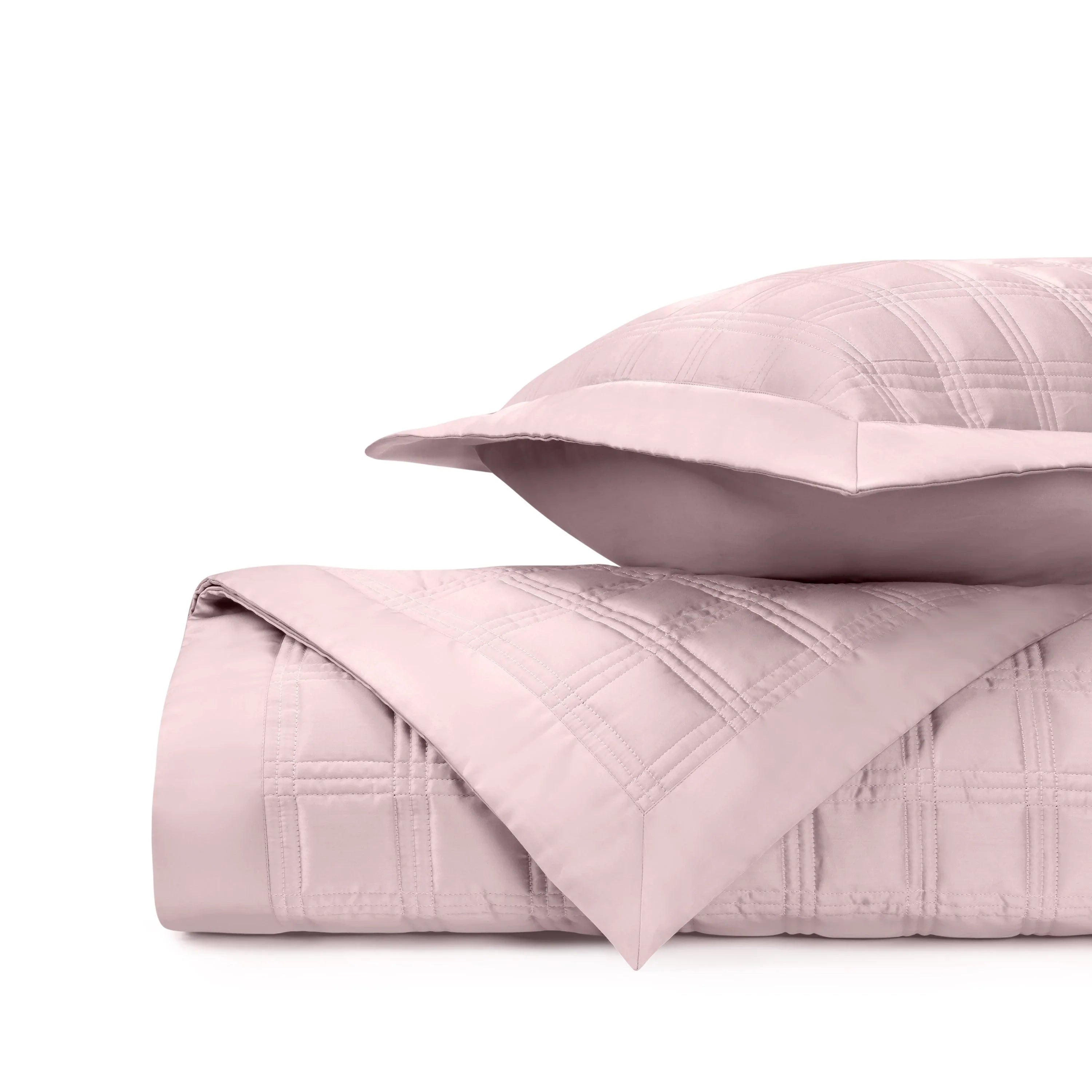 Block Quilted Coverlet Set - The Mayfair Hall