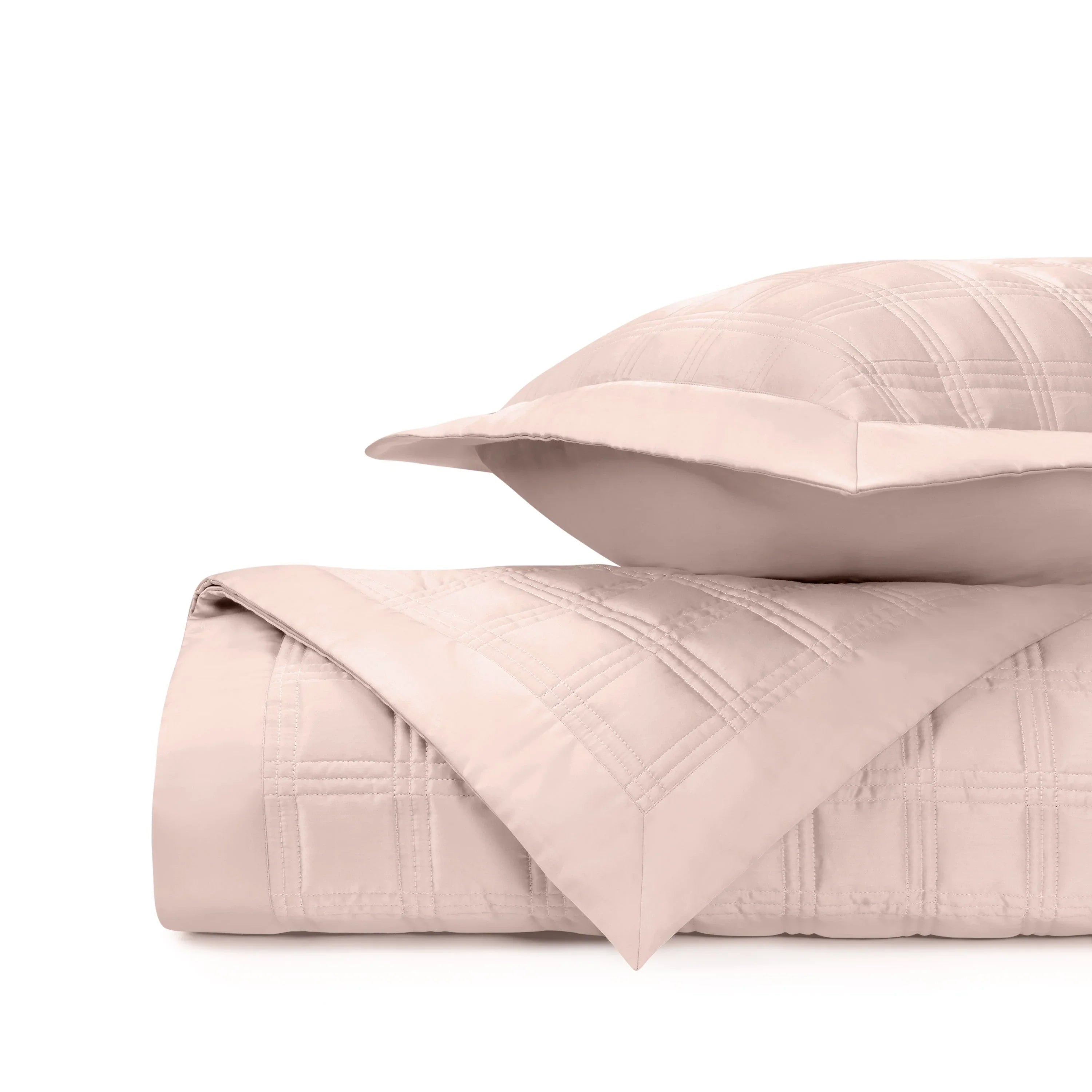 Block Quilted Coverlet Set - The Mayfair Hall
