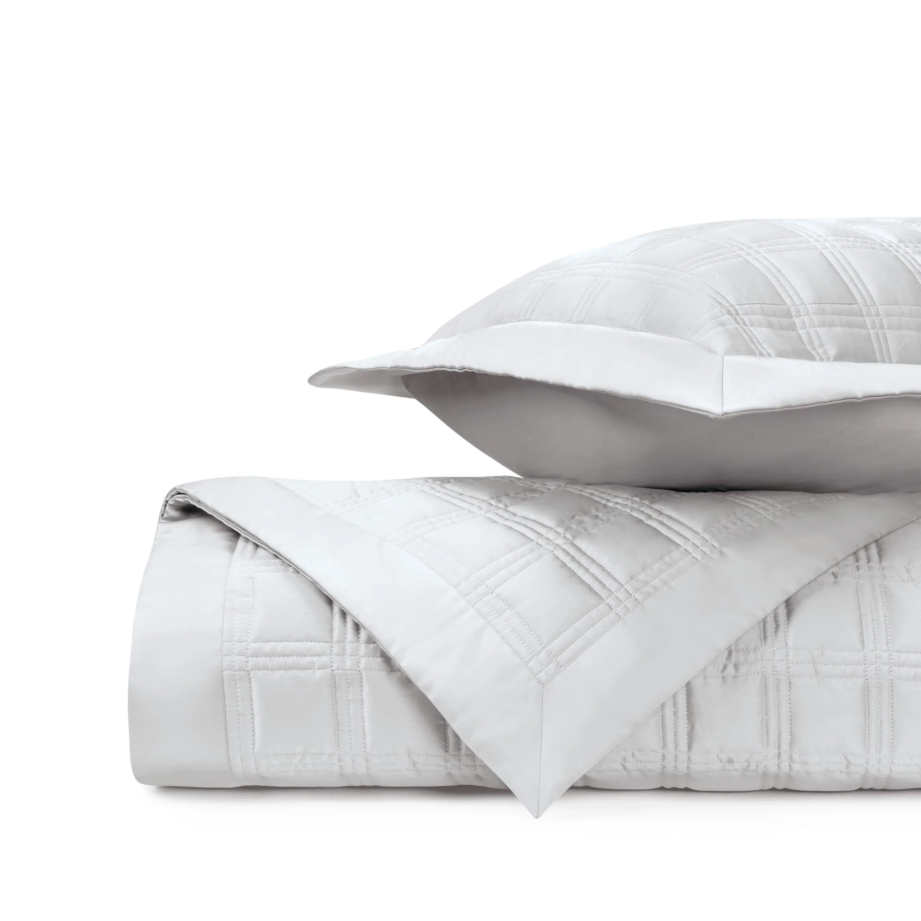 Block Quilted Coverlet Set - The Mayfair Hall