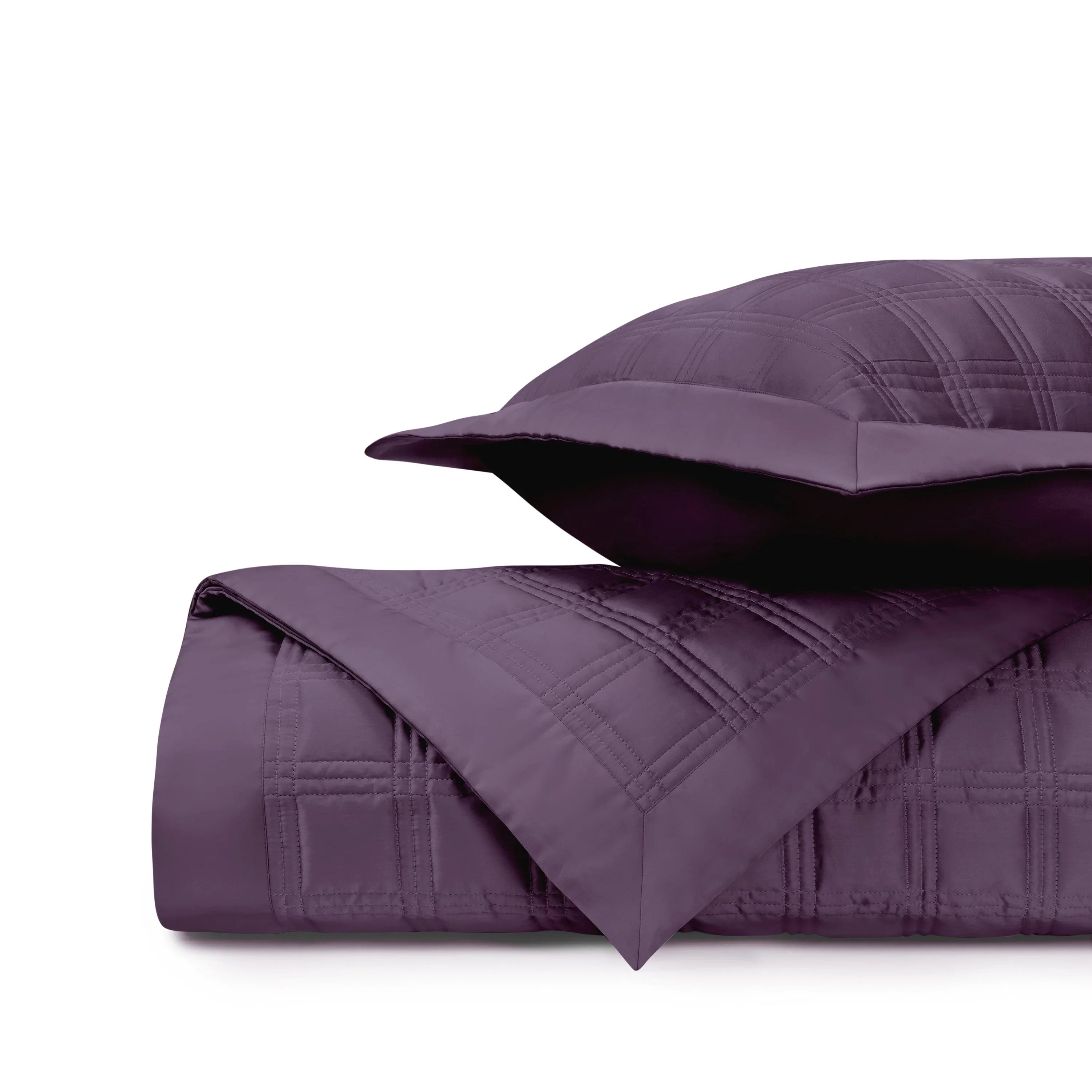 Block Quilted Coverlet Set - The Mayfair Hall