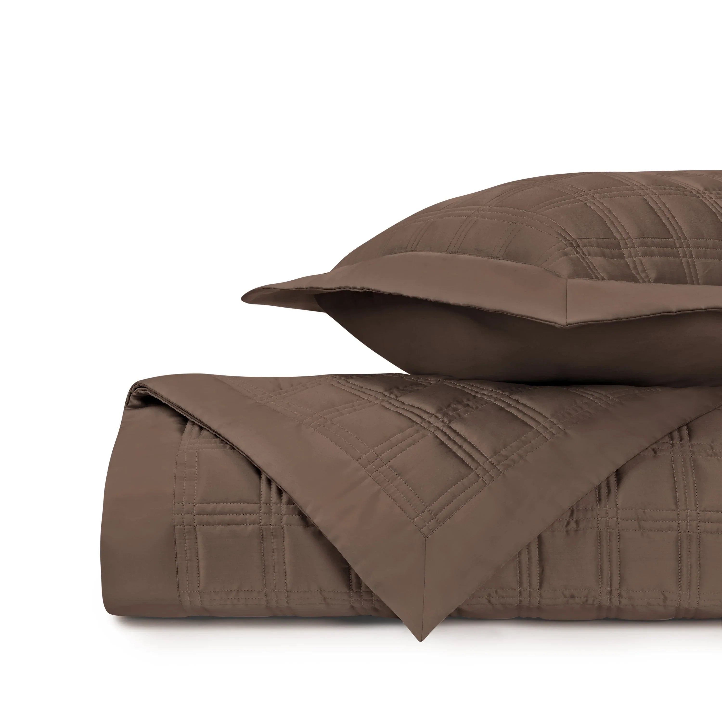 Block Quilted Coverlet Set - The Mayfair Hall