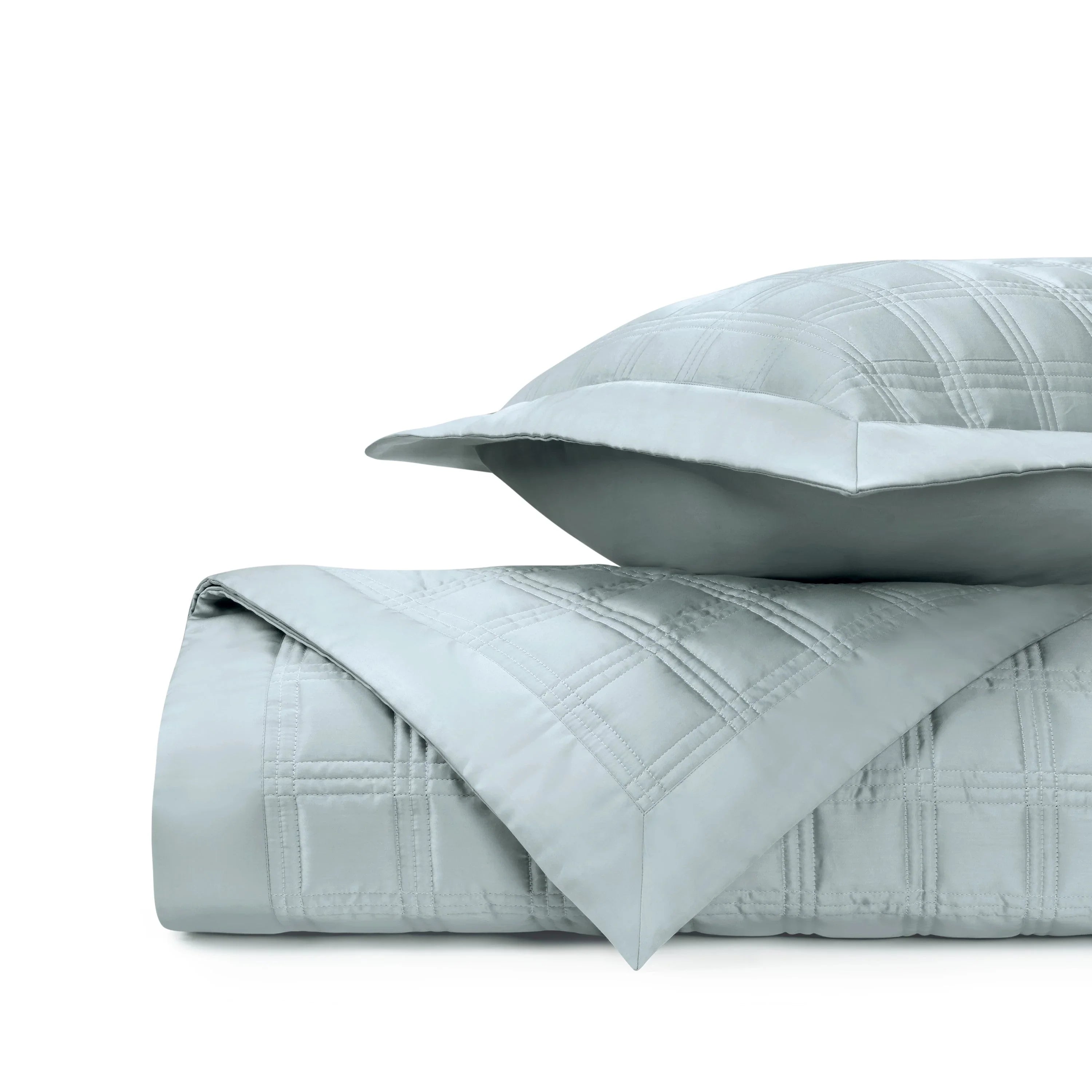 Block Quilted Coverlet Set - The Mayfair Hall