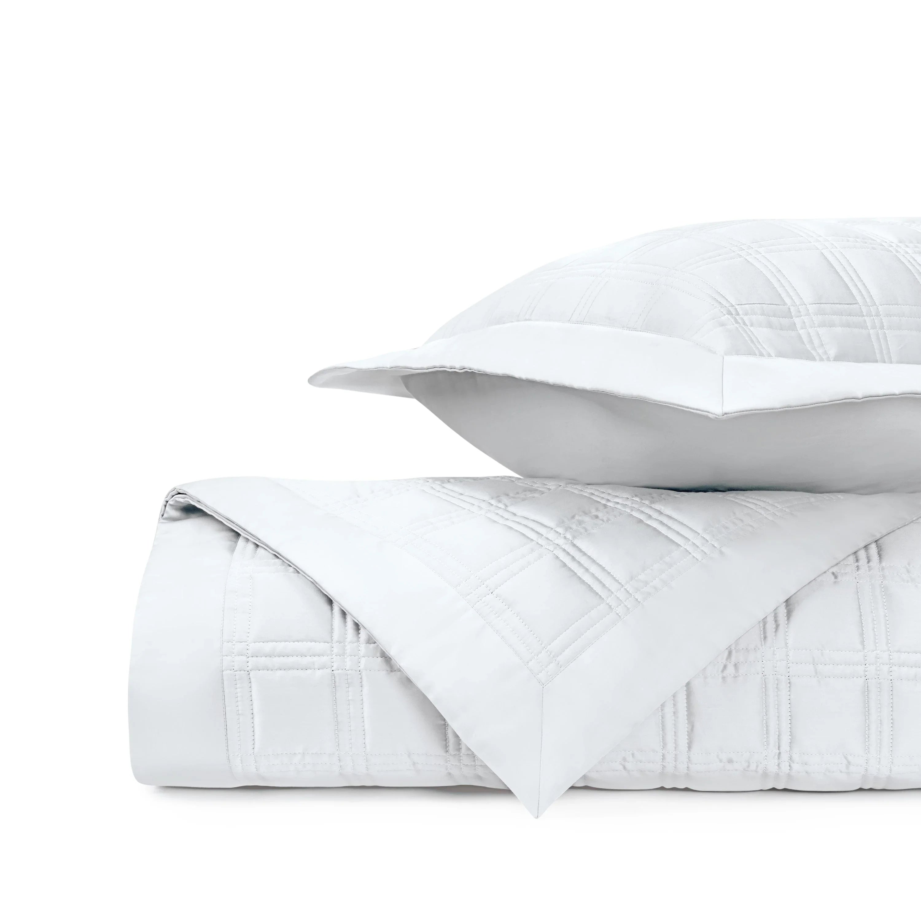 Block Quilted Coverlet Set - The Mayfair Hall