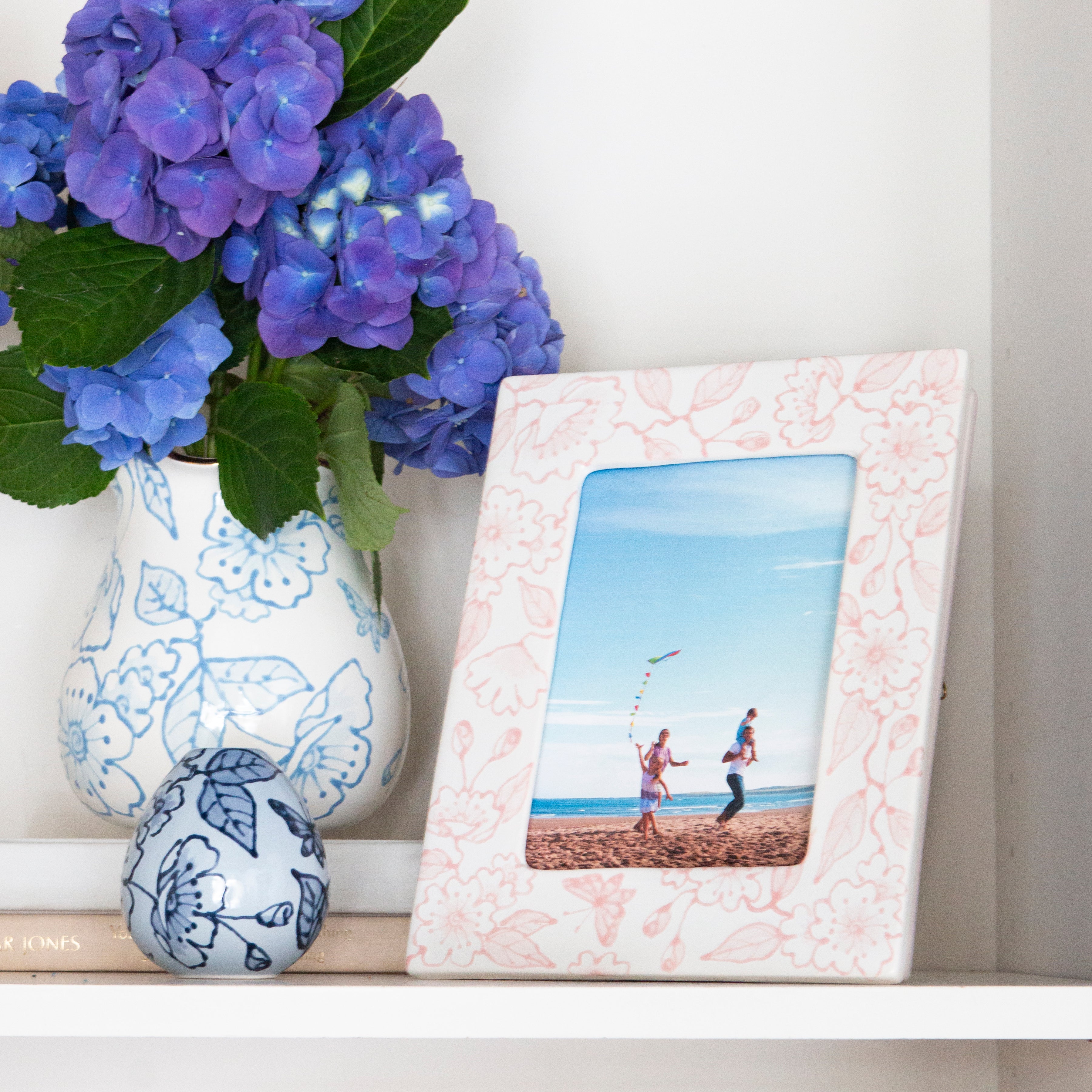 Pink Blossom Chinoiserie Picture Frames