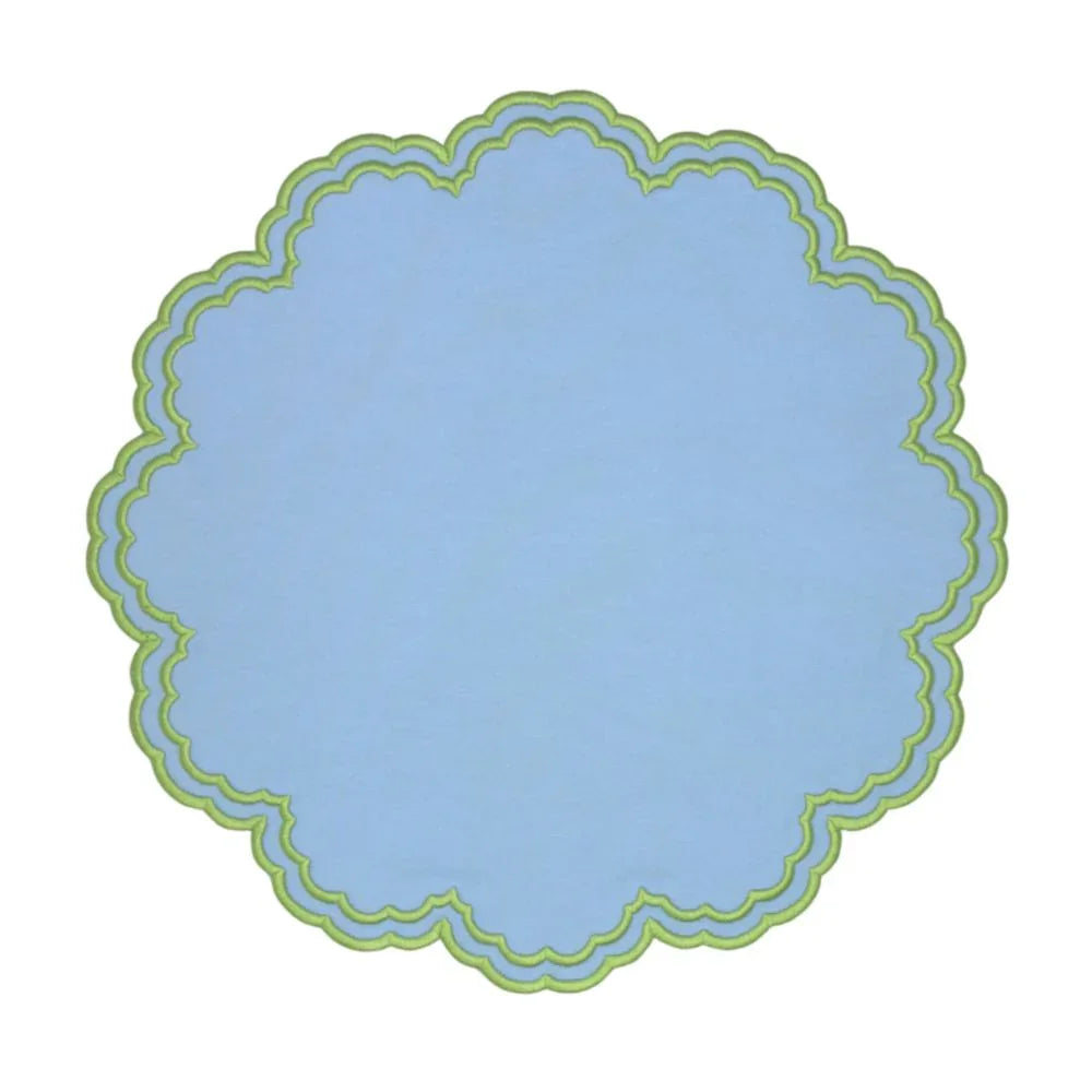 Bettina Placemat - Blue & Green (Set of 4) - The Mayfair Hall