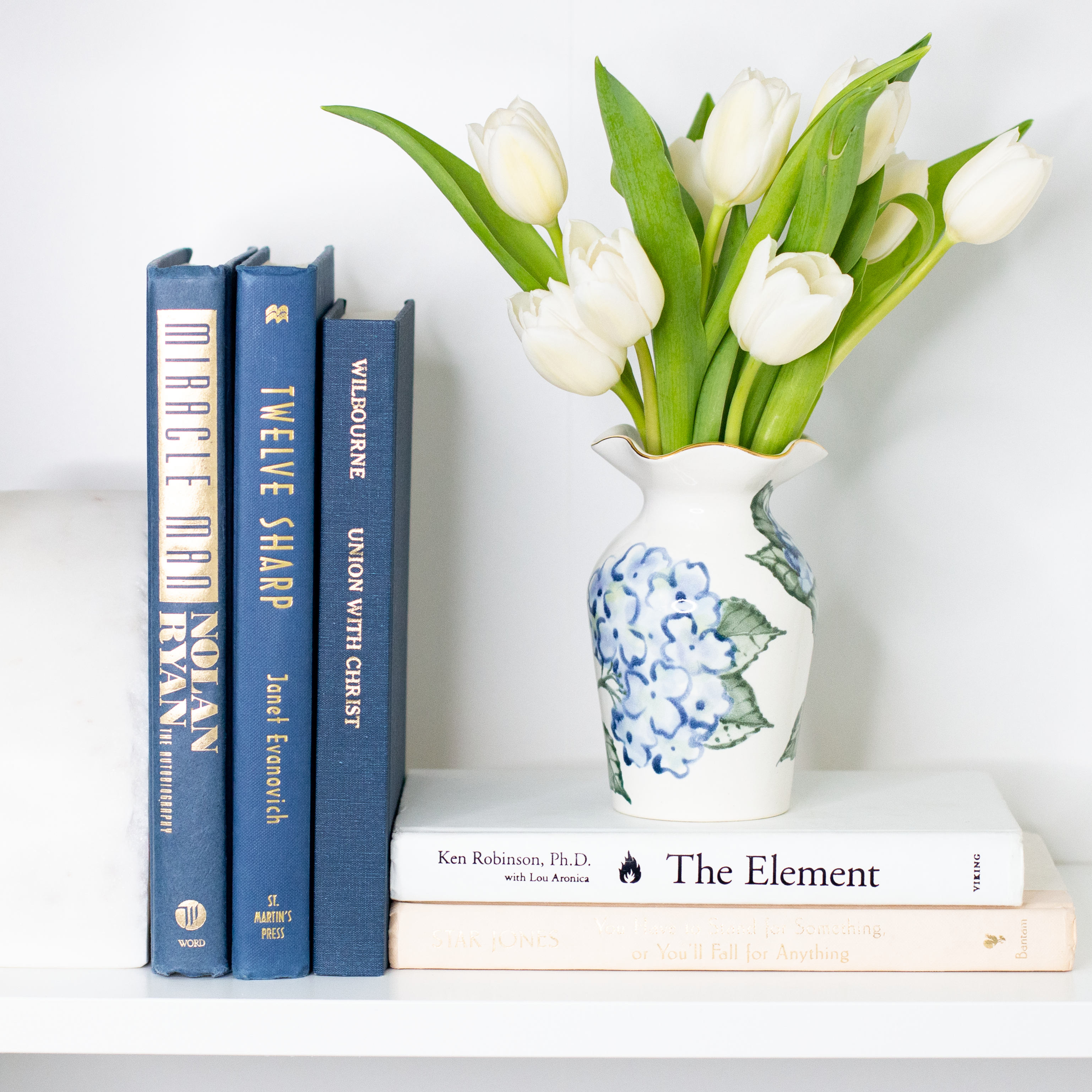 Blue Hydrangea Hyacinth Vases