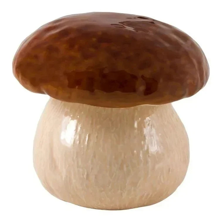 Medium Earthenware Mushroom Box in Beige - The Mayfair Hall
