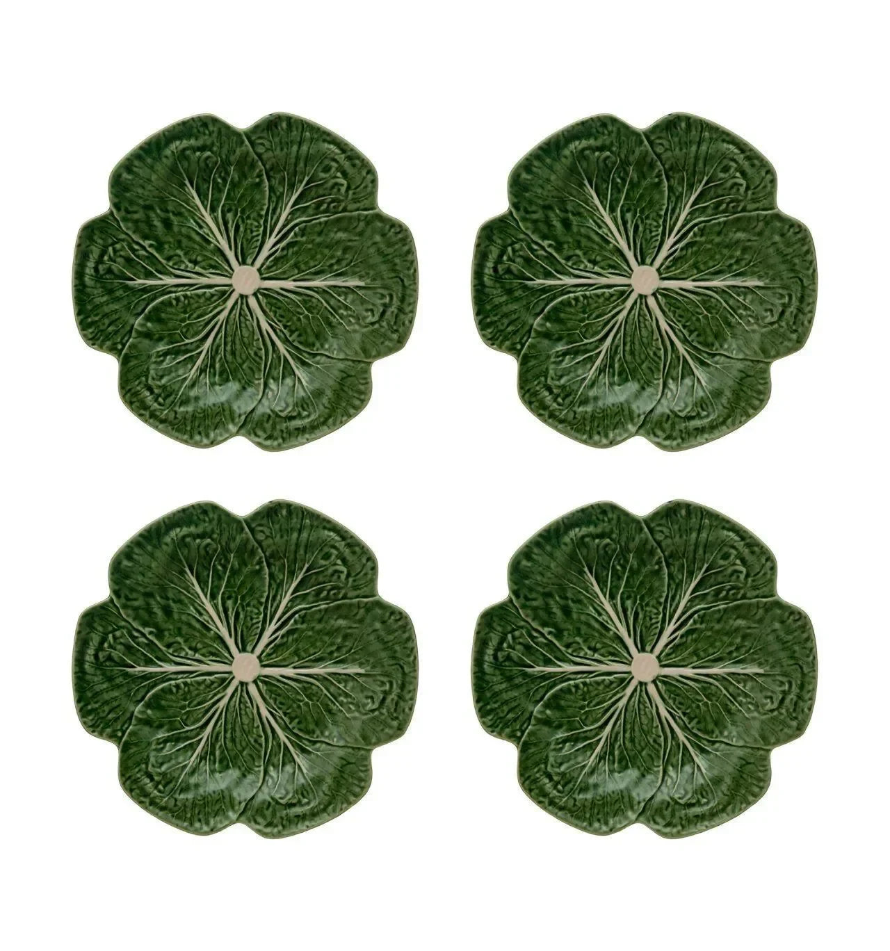 Cabbage Earthenware Dinnerware Set in Green (20 pieces) - The Mayfair Hall