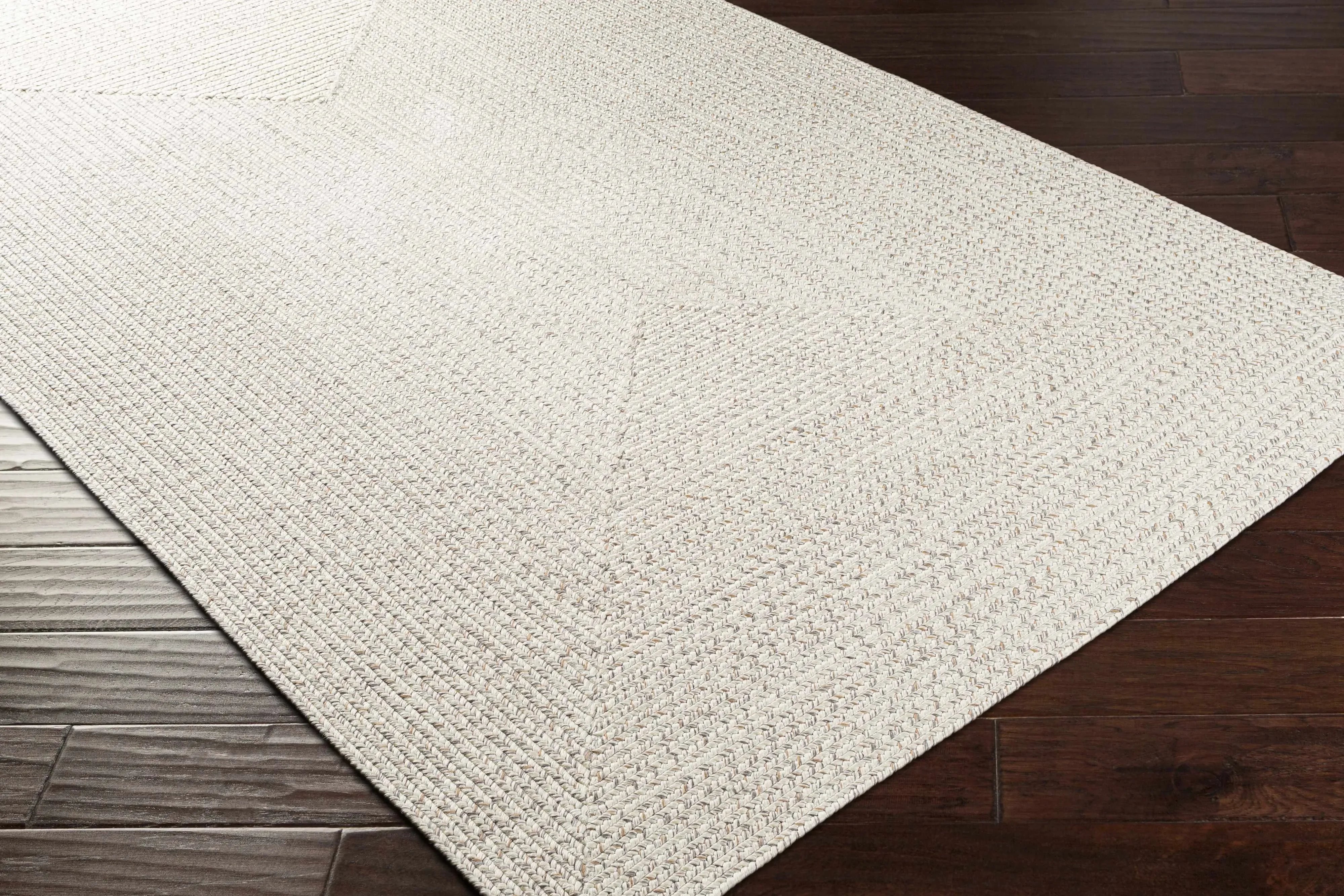Beige Braided Faux Jute Rug - The Mayfair Hall