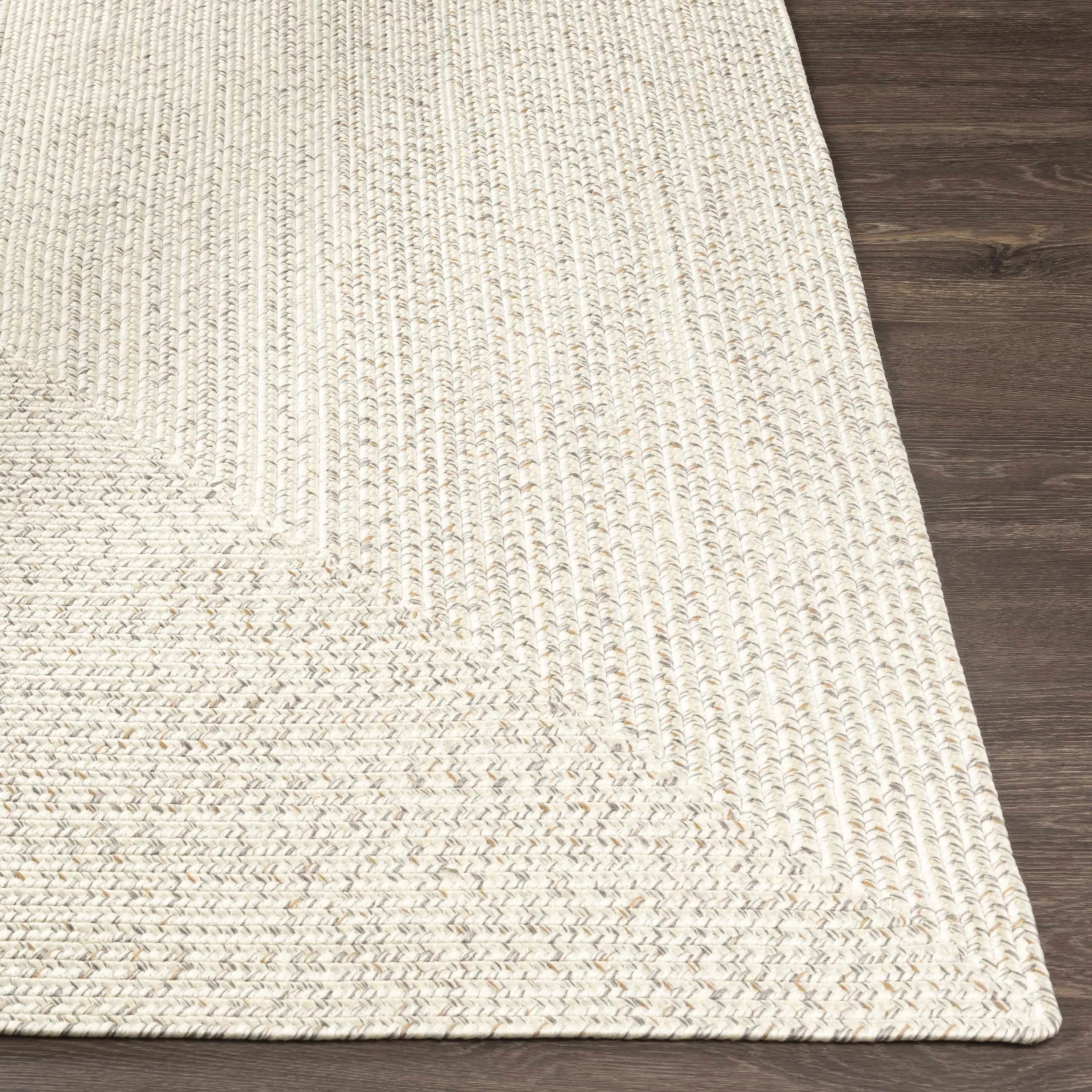 Beige Braided Faux Jute Rug - The Mayfair Hall