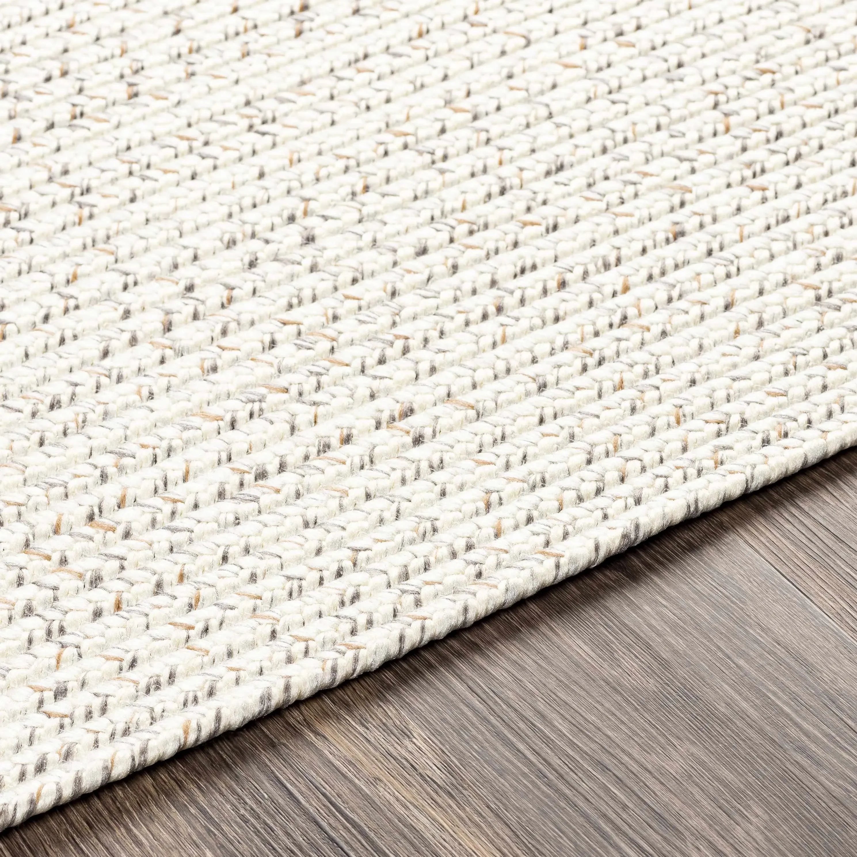 Beige Braided Faux Jute Rug - The Mayfair Hall