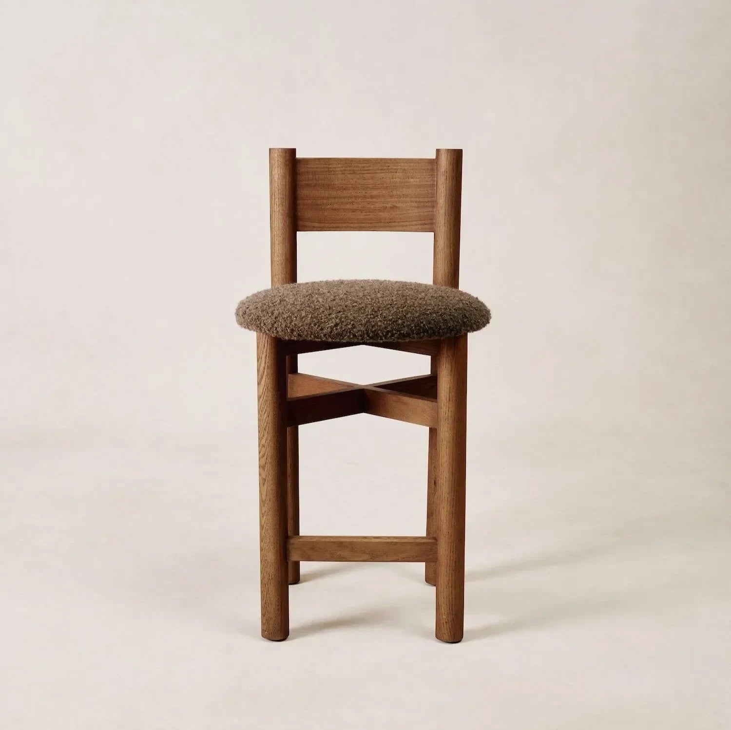 Teddy Counter Stool - Mocha - The Mayfair Hall