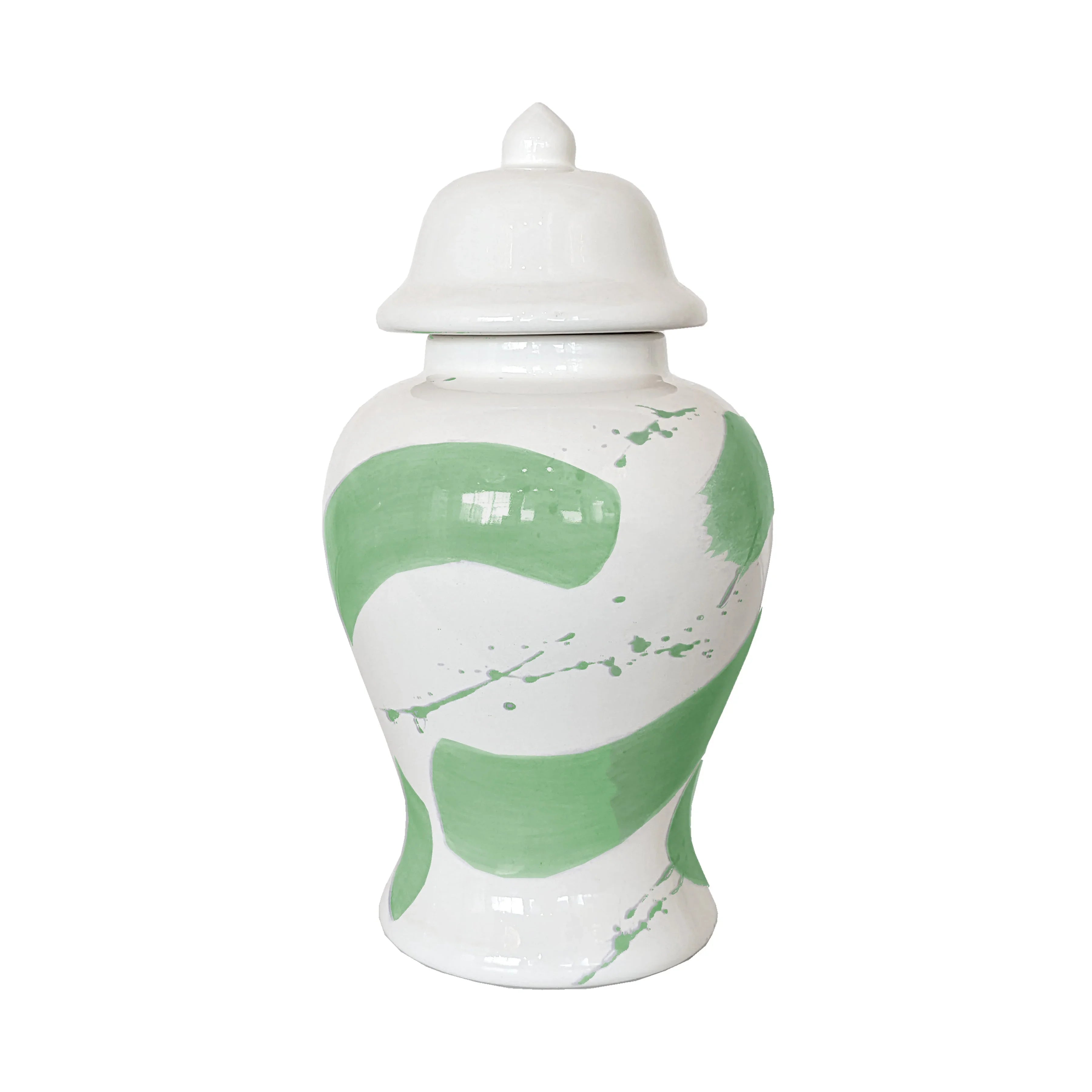 Cabbage Patch Brushstroke Ginger Jar - The Mayfair Hall