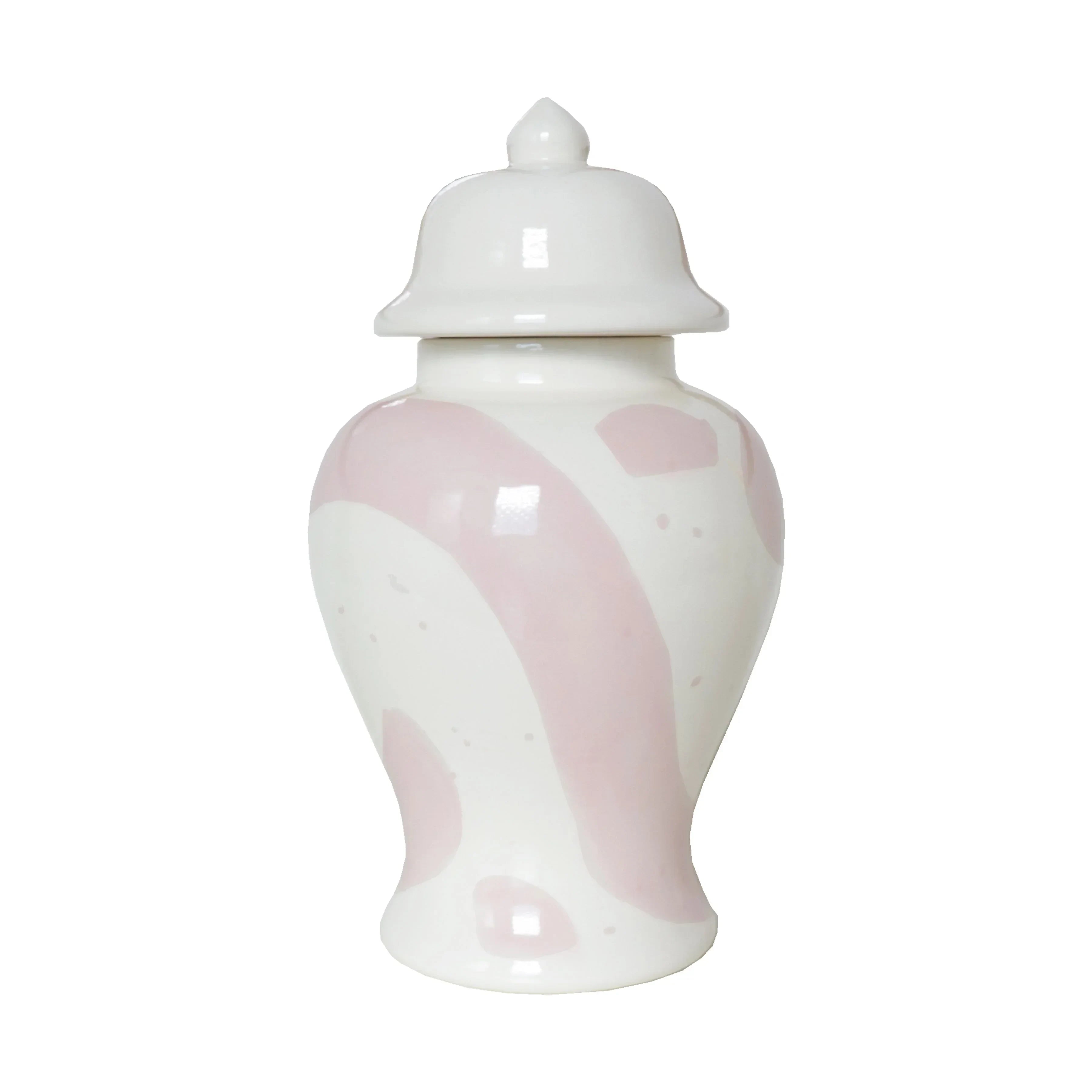 Cherry Blossom Pink Brushstroke Ginger Jar - The Mayfair Hall