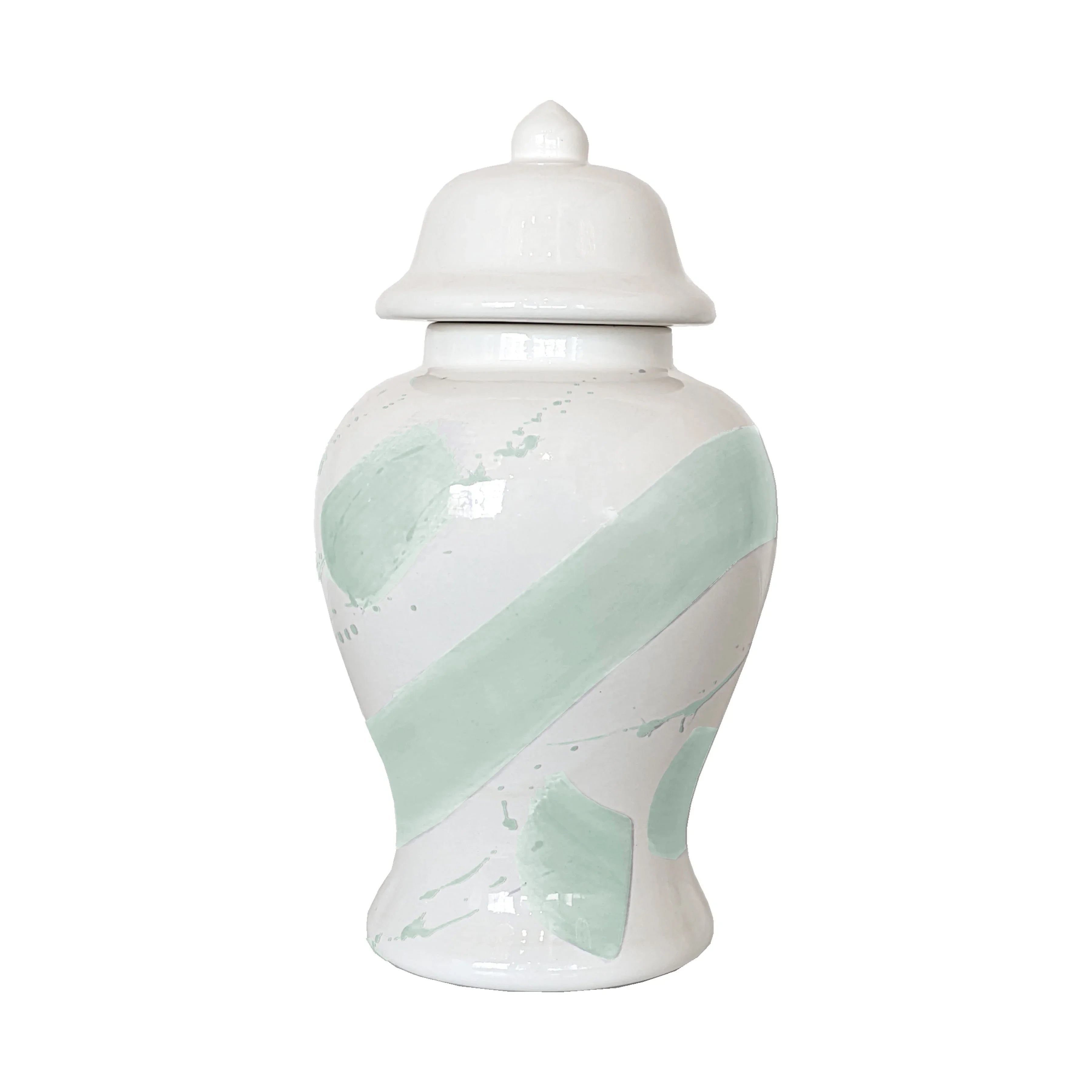 Sea Glass Brushstroke Ginger Jars - The Mayfair Hall