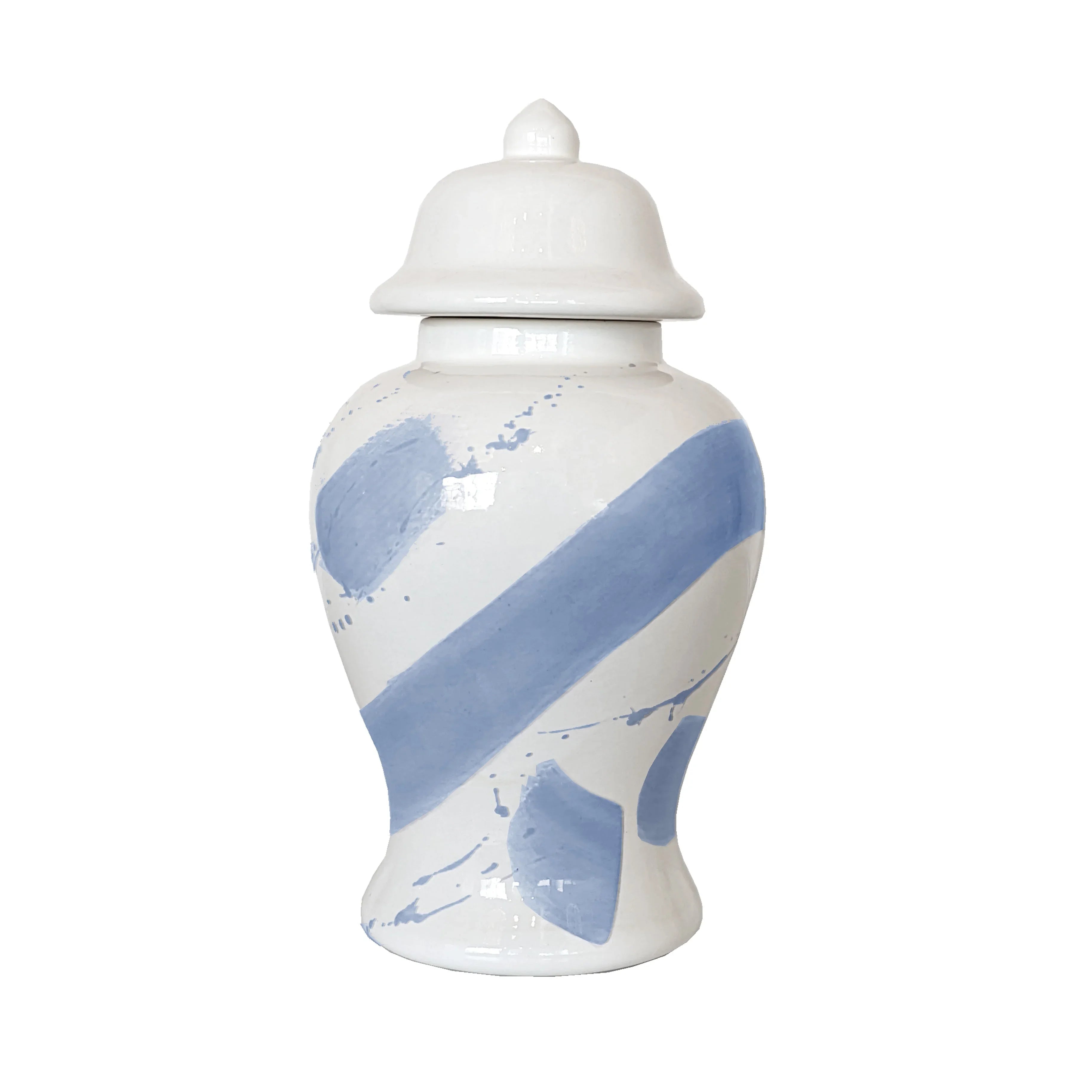 Serenity Brushstroke Ginger Jar - The Mayfair Hall