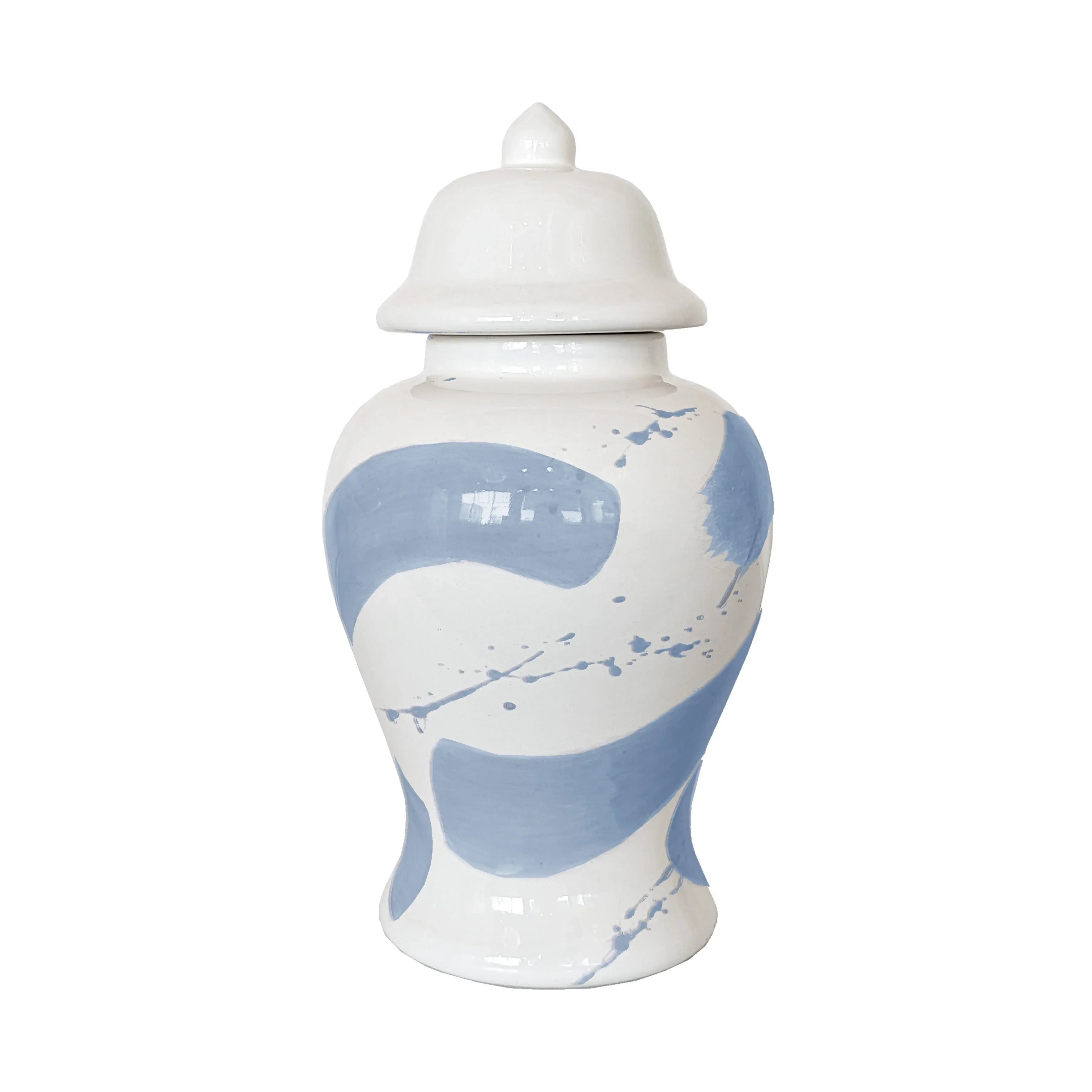 Serenity Brushstroke Ginger Jar - The Mayfair Hall