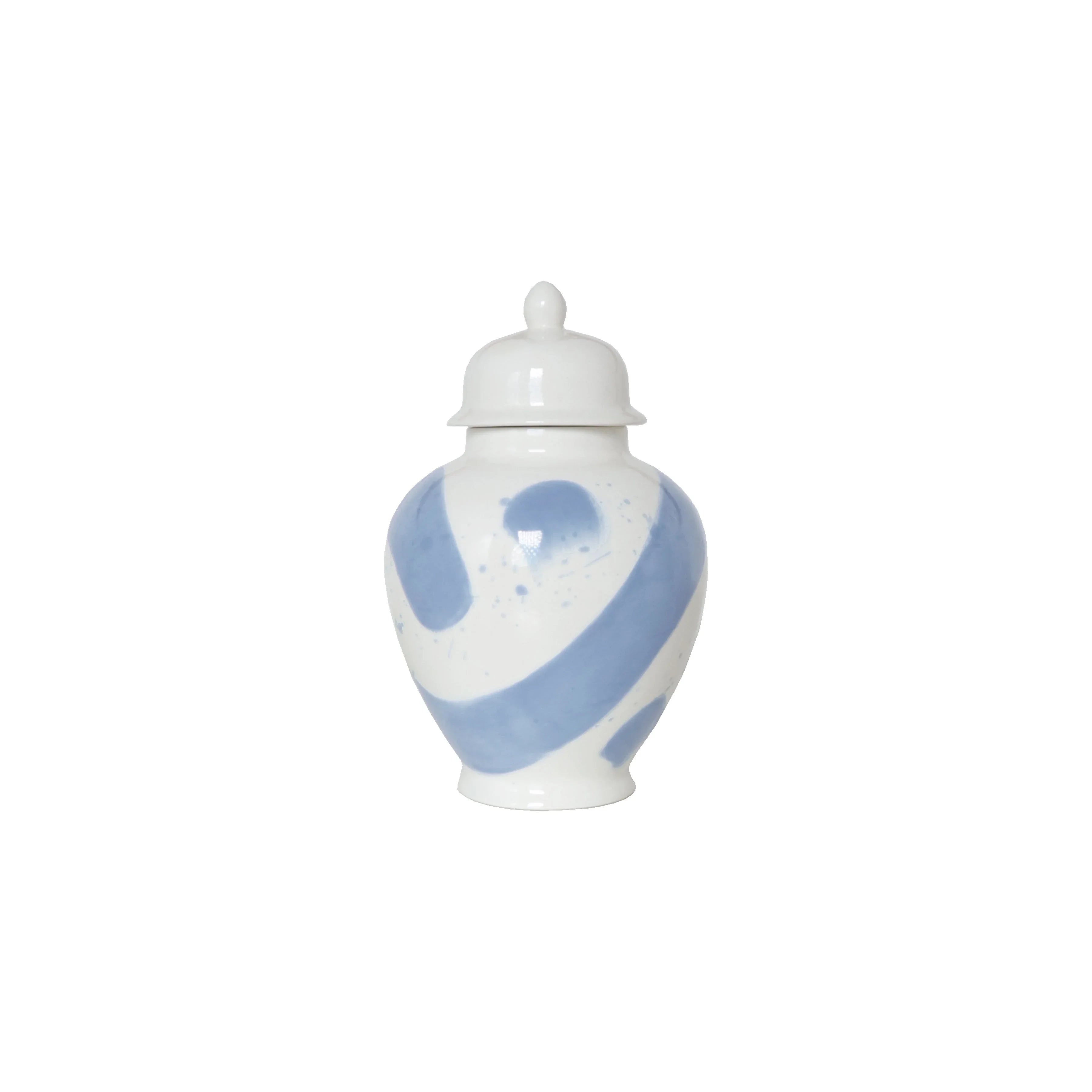 Serenity Brushstroke Ginger Jar - The Mayfair Hall