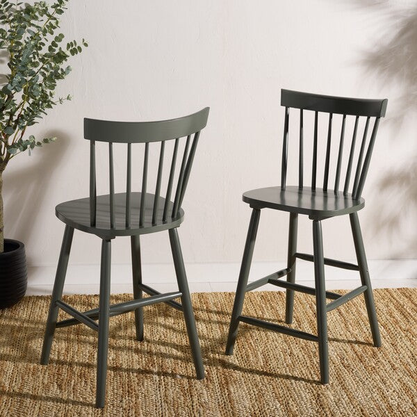 Providence Counter Stool in Dusty Green (Set of 2)