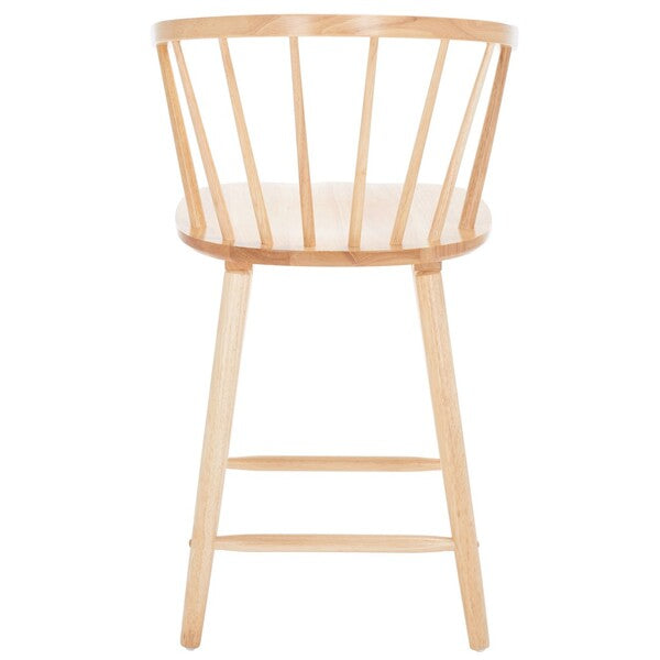 Blanchard Counter Stool in Natural with Backrest (Set of 2)