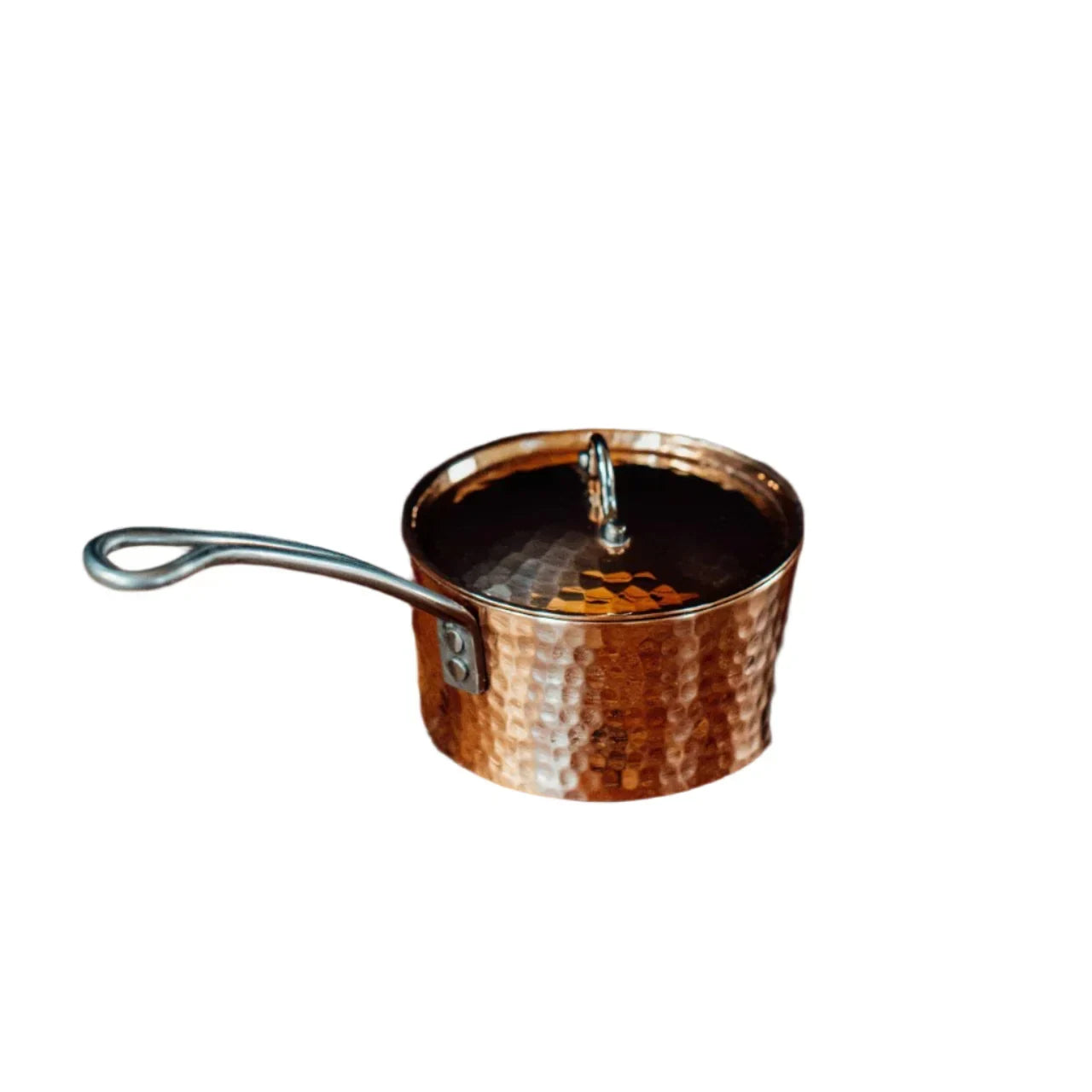 Petite French Copper Butter Pot With Lid - The Mayfair Hall