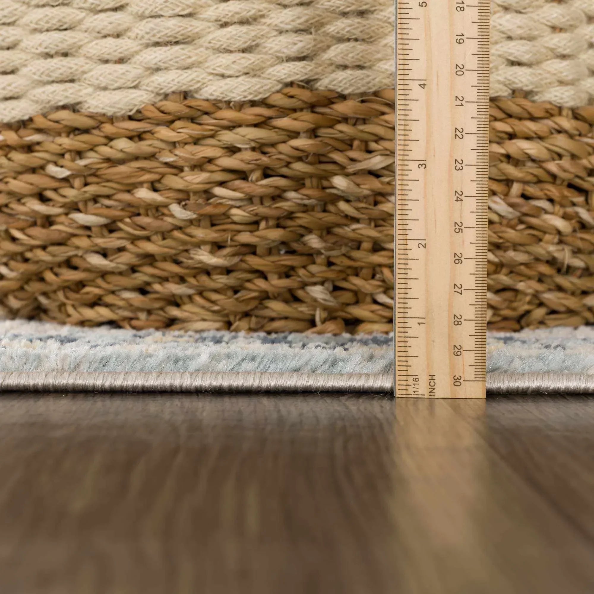 Brend Blue Medallion Area Rug - The Mayfair Hall