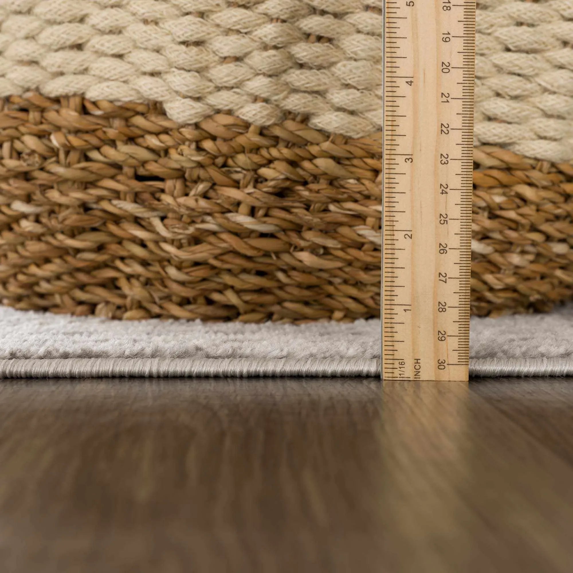 Brend Taupe Medallion Area Rug - The Mayfair Hall