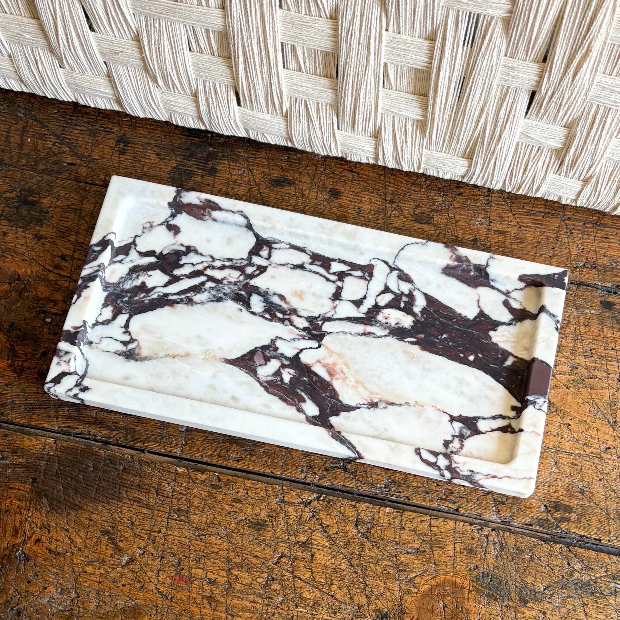 Calacatta Viola Marble Tray - The Mayfair Hall