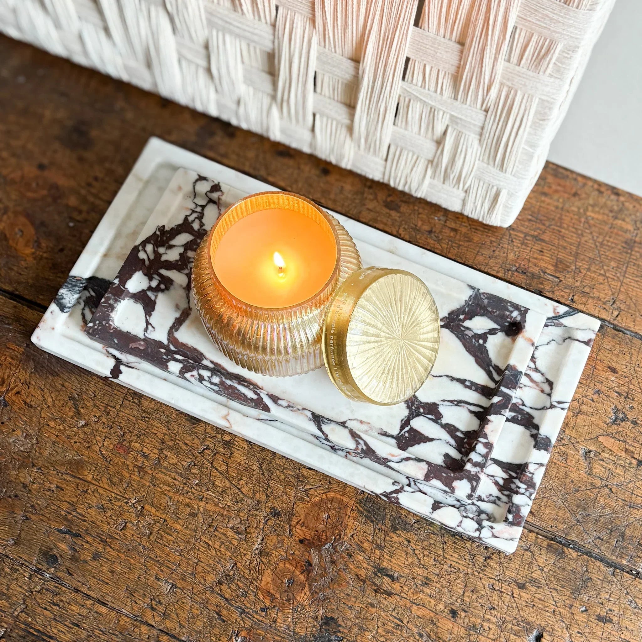 Calacatta Viola Marble Tray - The Mayfair Hall