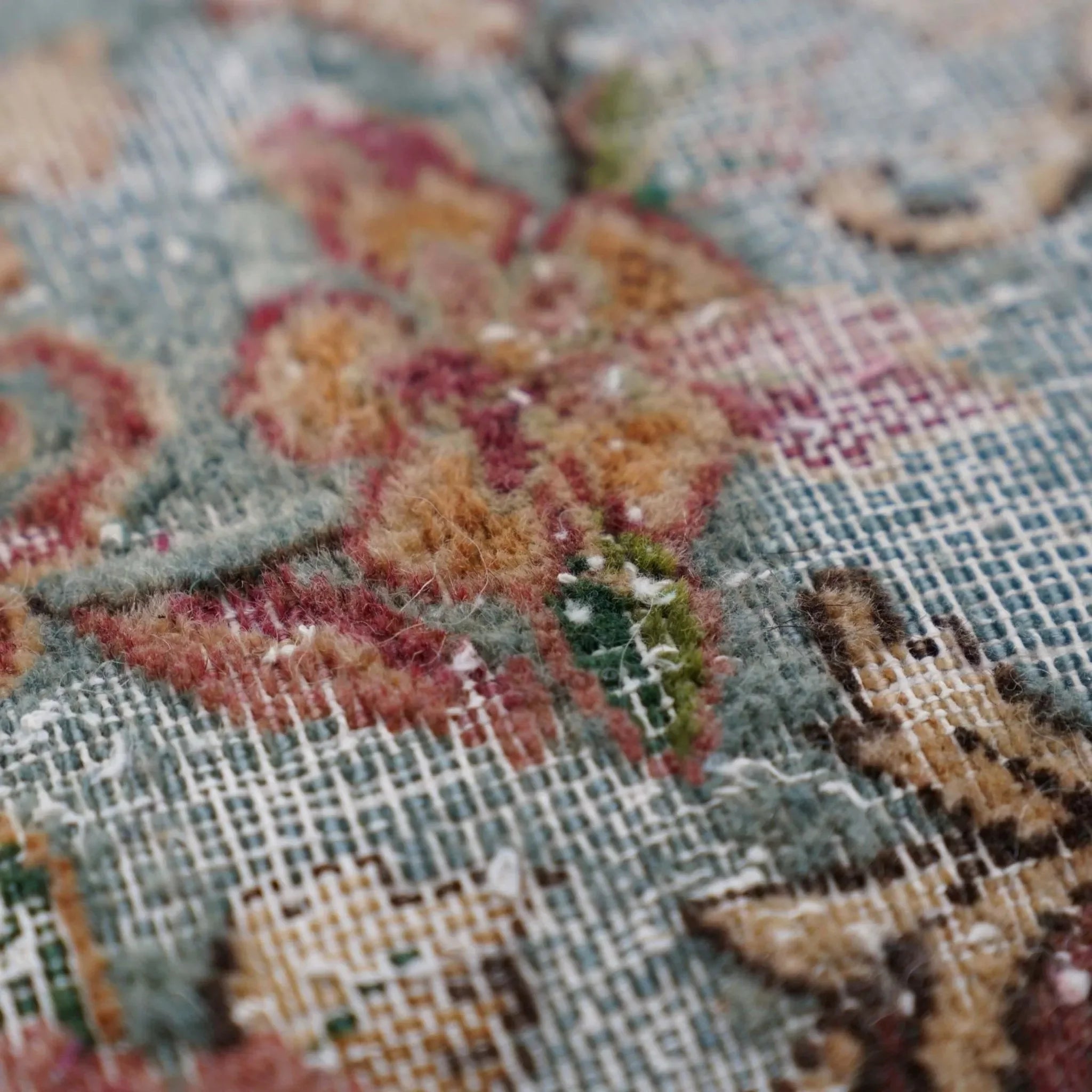 Canvello Antique Rug Organic Wool Pillow - 16"x24" - The Mayfair Hall