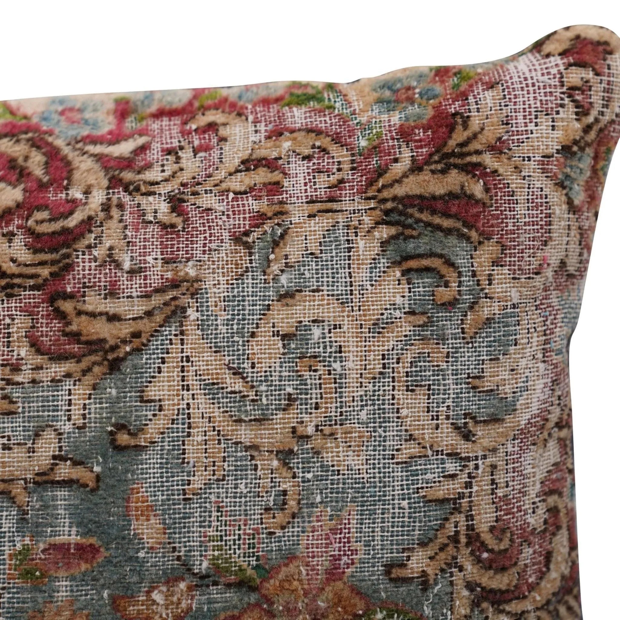 Canvello Antique Rug Organic Wool Pillow - 16"x24"