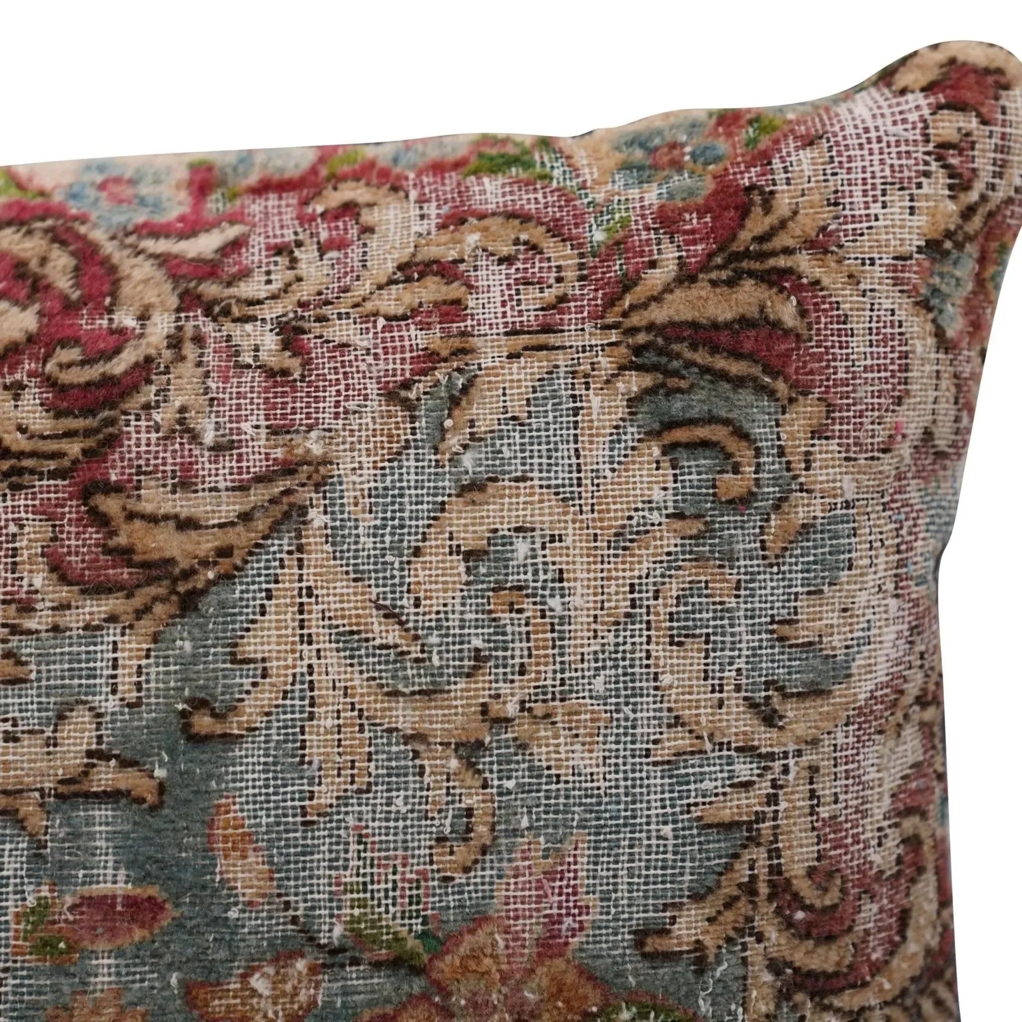 Canvello Antique Rug Organic Wool Pillow - 16"x24" - The Mayfair Hall