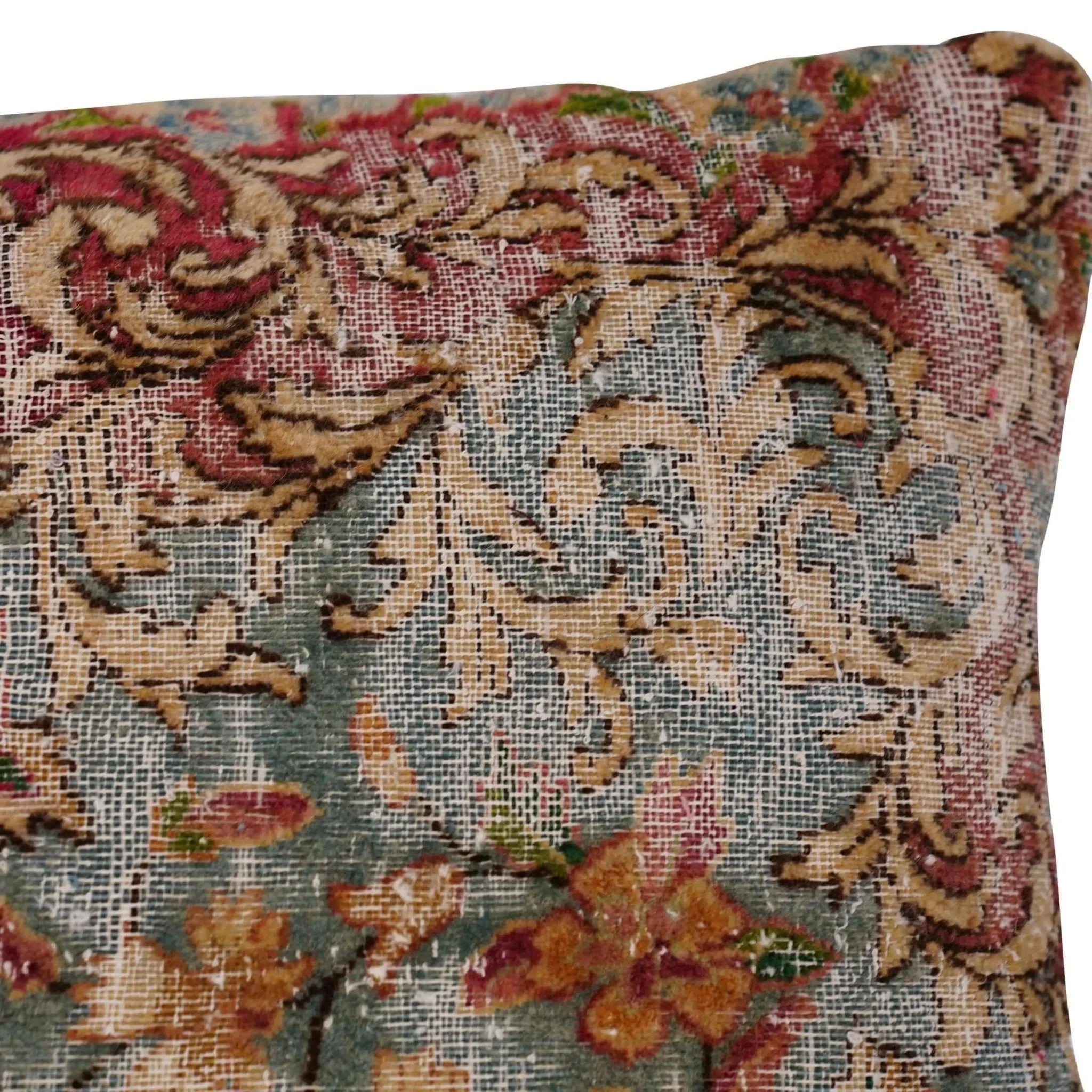 Canvello Antique Rug Organic Wool Pillow - 16"x24" - The Mayfair Hall