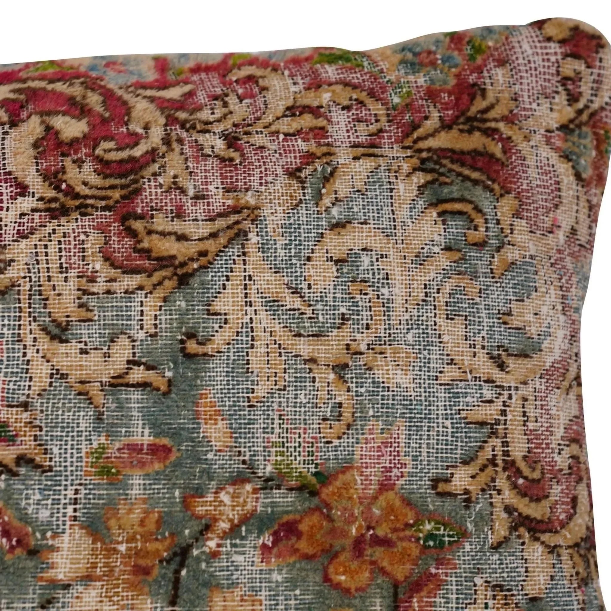Canvello Antique Rug Organic Wool Pillow - 16"x24" - The Mayfair Hall