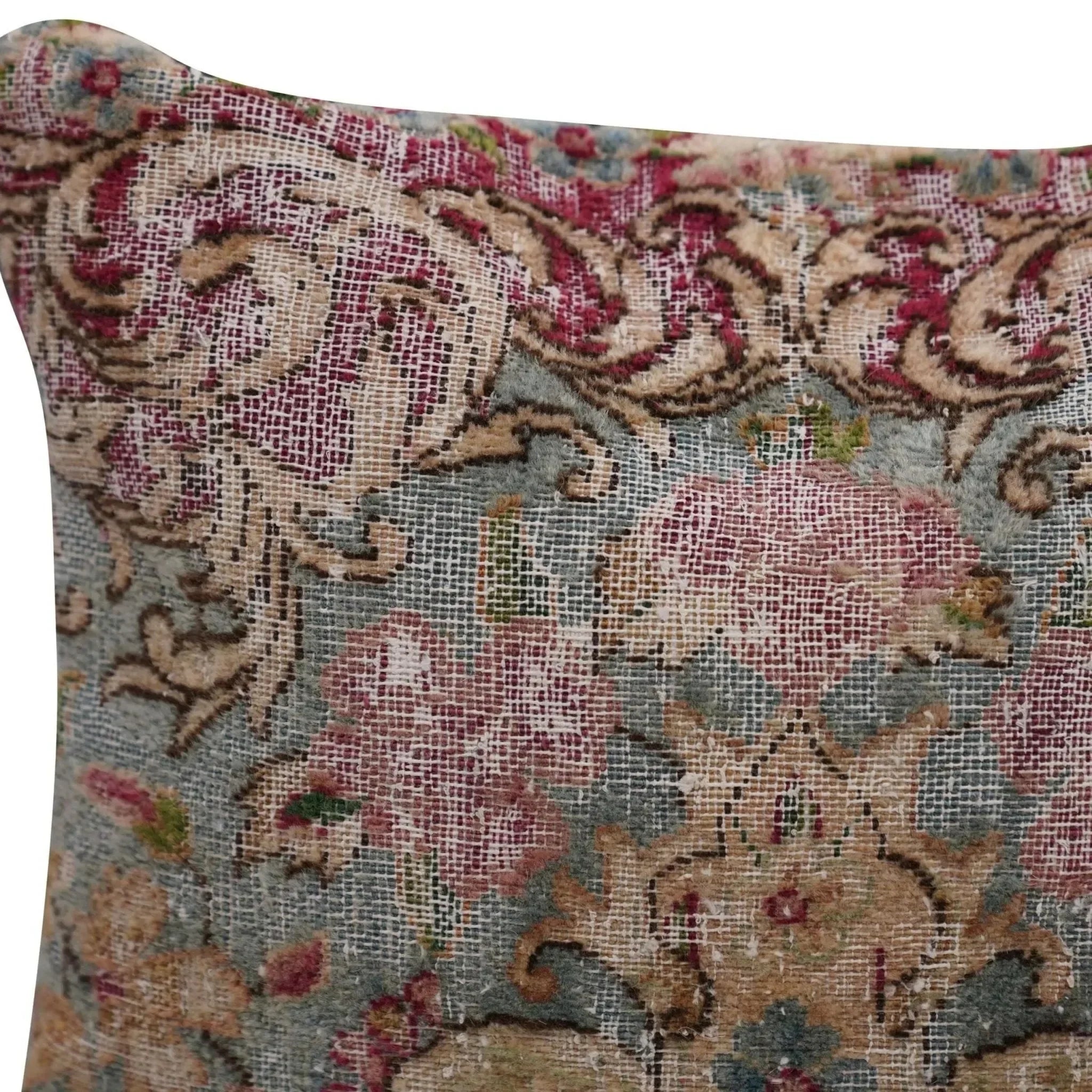 Canvello Antique Rug Organic Wool Pillow - 16"x24" - The Mayfair Hall