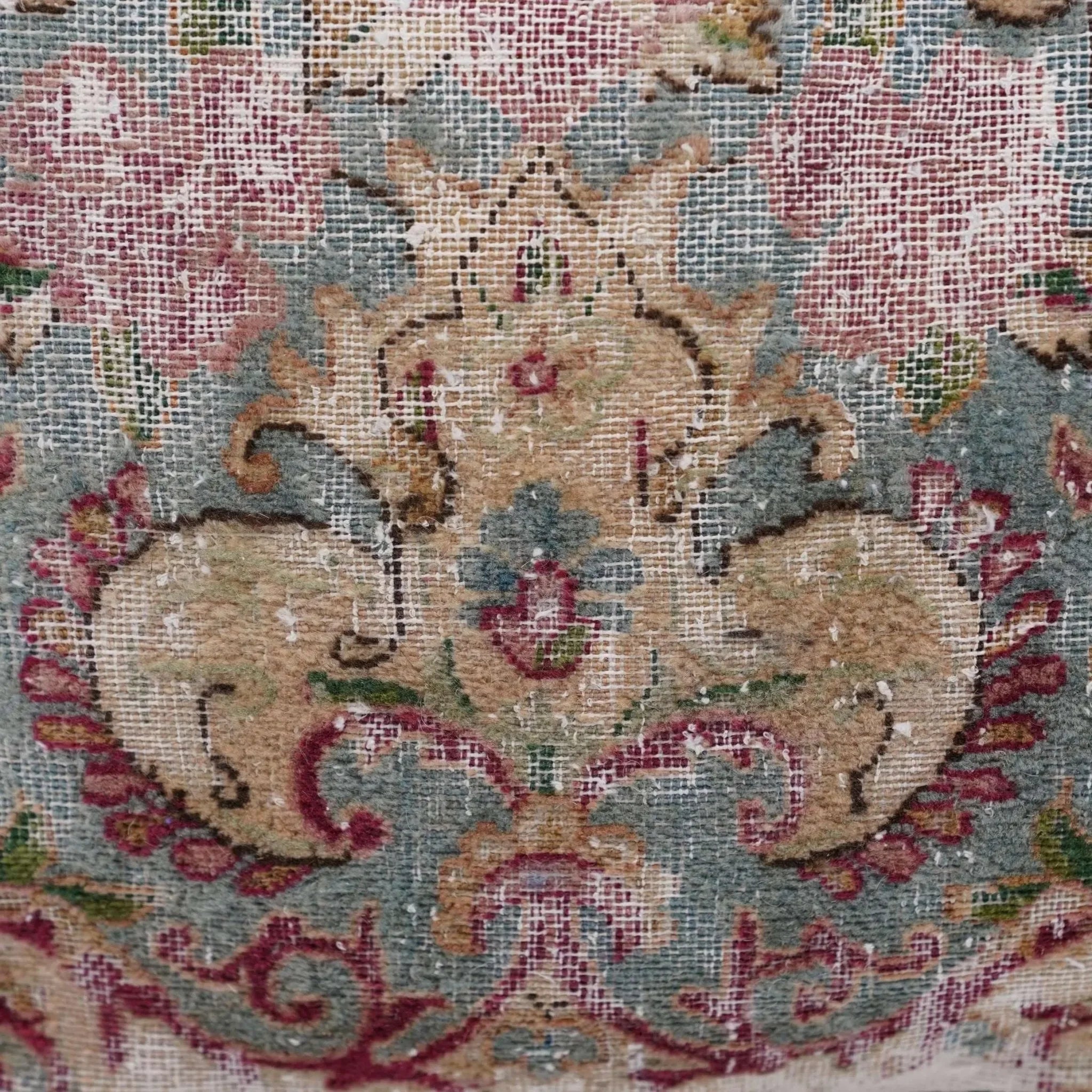 Canvello Antique Rug Organic Wool Pillow - 16"x24" - The Mayfair Hall