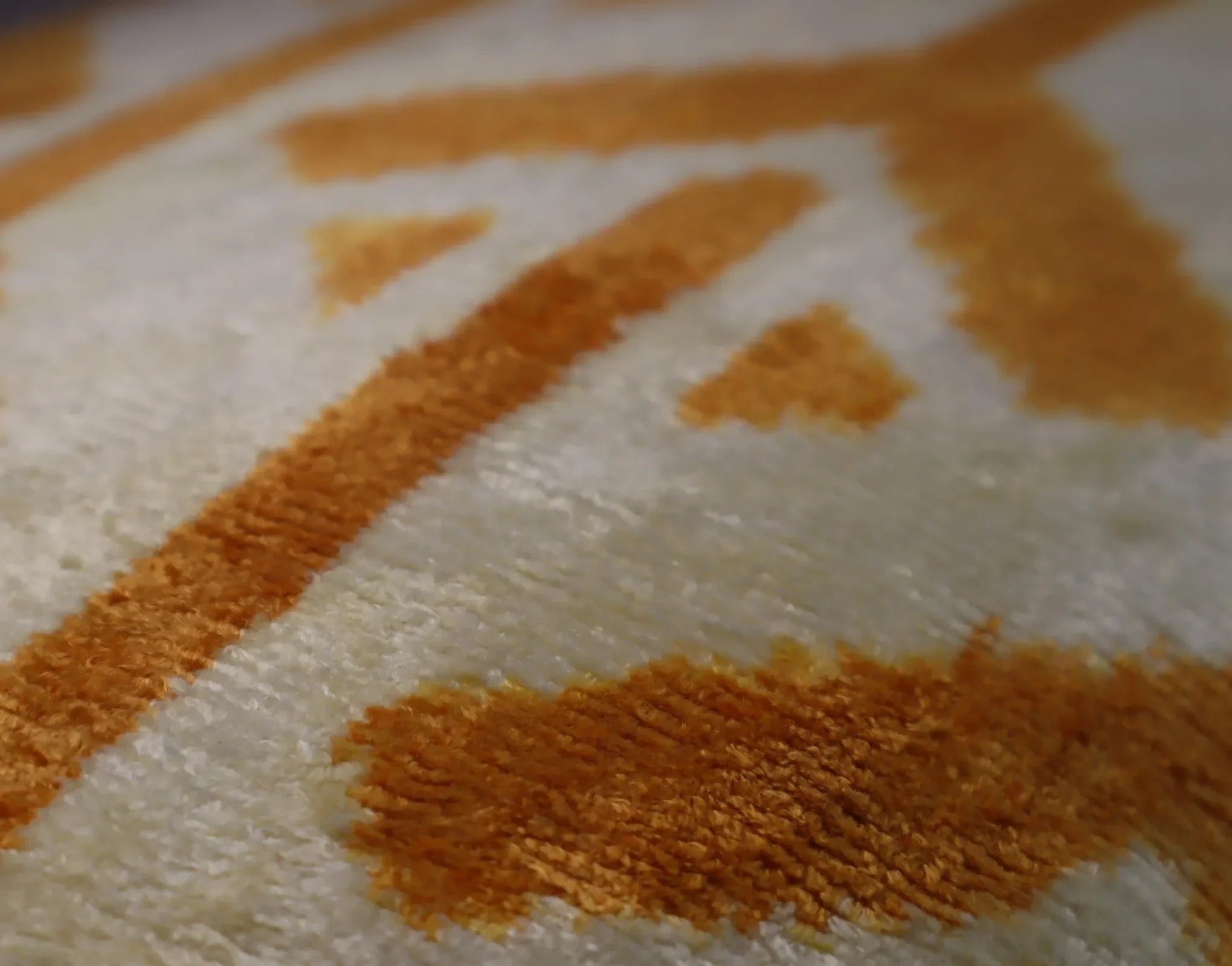 Canvello Gold Ivory Handmade 16x24 Silk Velvet Pillow, Organic Veg Dyed, Down/Feather Filled - The Mayfair Hall
