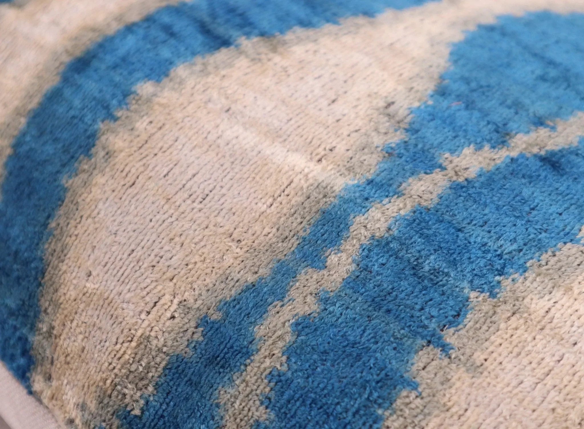 Canvello Handmade Blue Gray Pillows For Couch - 16x24 in - The Mayfair Hall