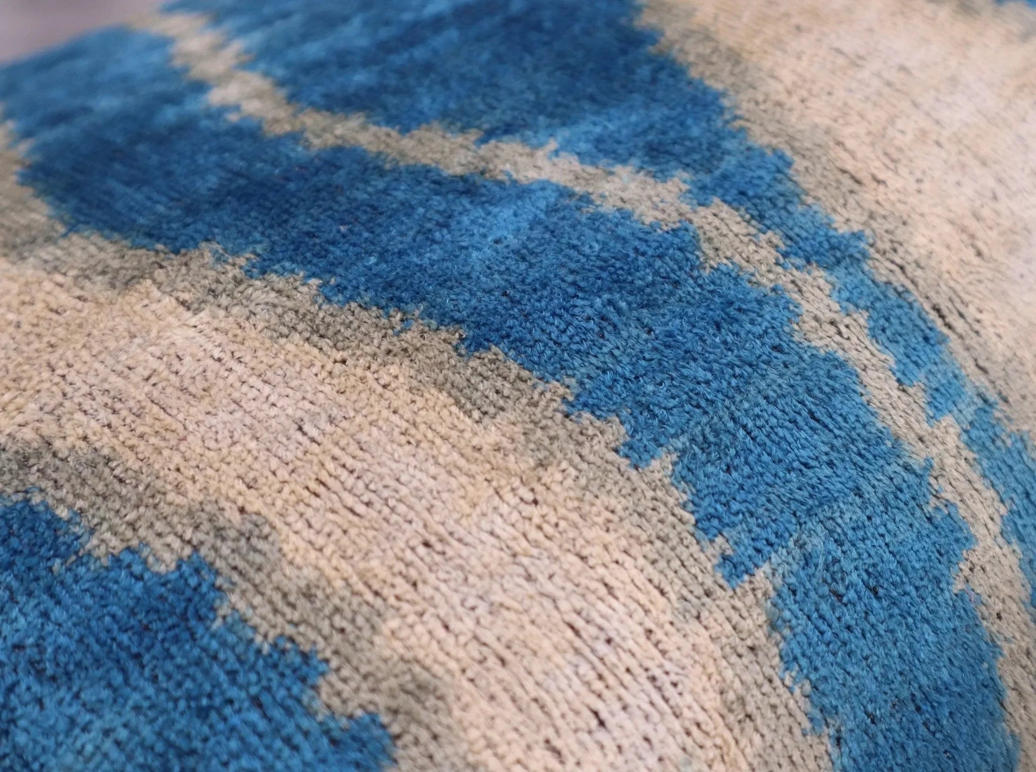 Canvello Handmade Blue Gray Pillows For Couch - 16x24 in - The Mayfair Hall