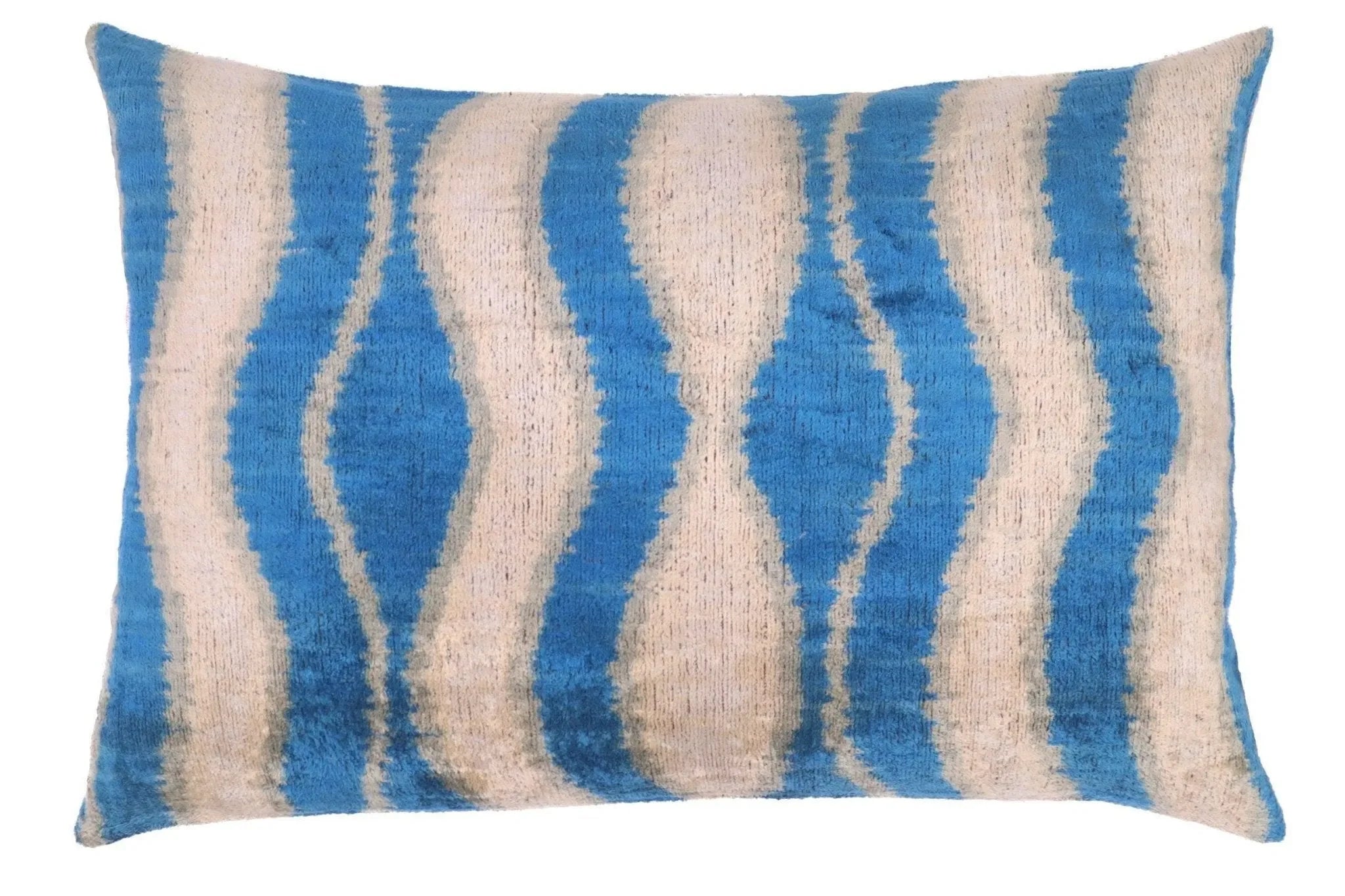 Canvello Handmade Blue Gray Pillows For Couch - 16x24 in - The Mayfair Hall