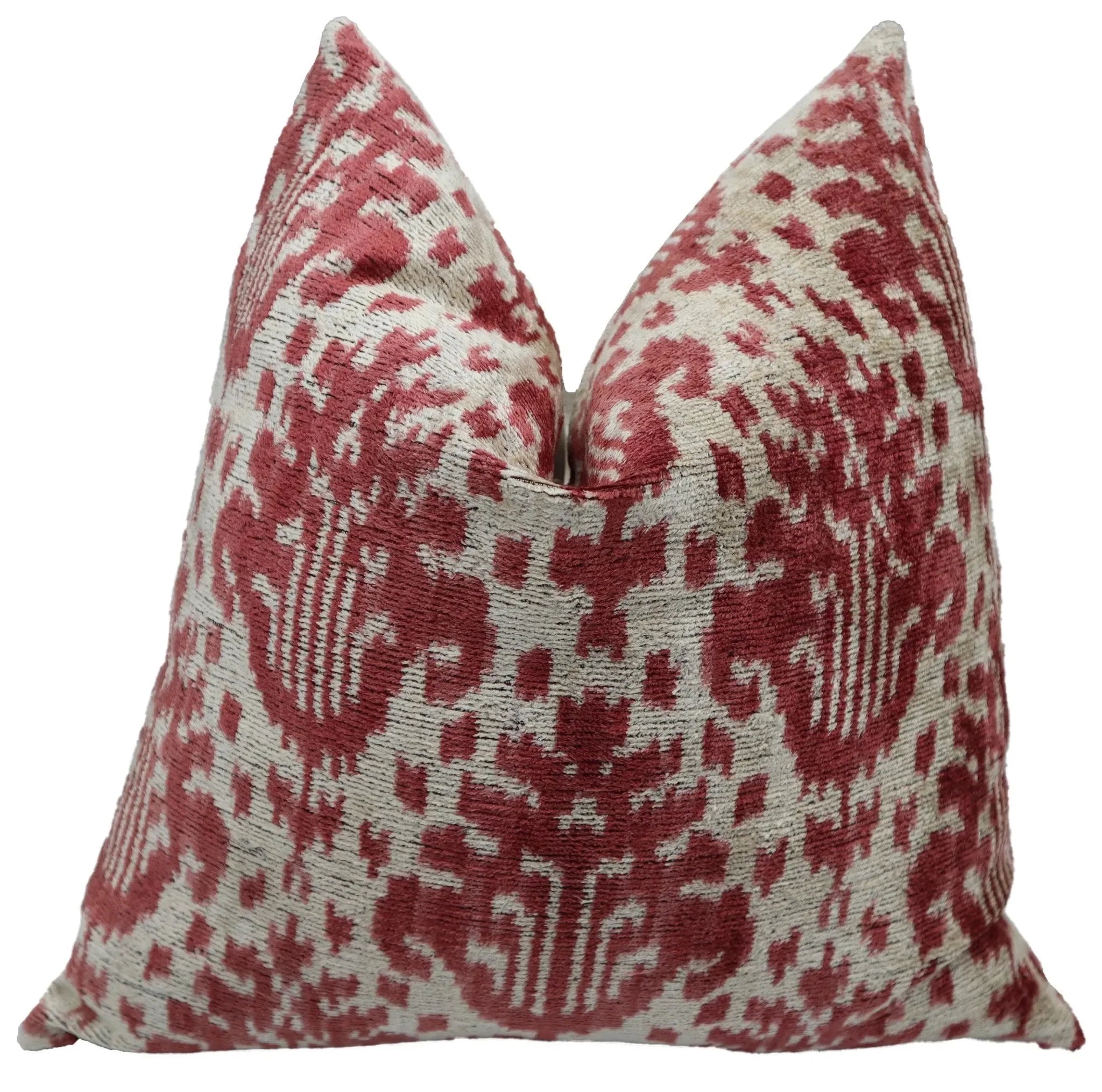 Canvello Handmade Brown Floral Throw Pillows | 18 x 18 in (45 x 45 cm) - The Mayfair Hall