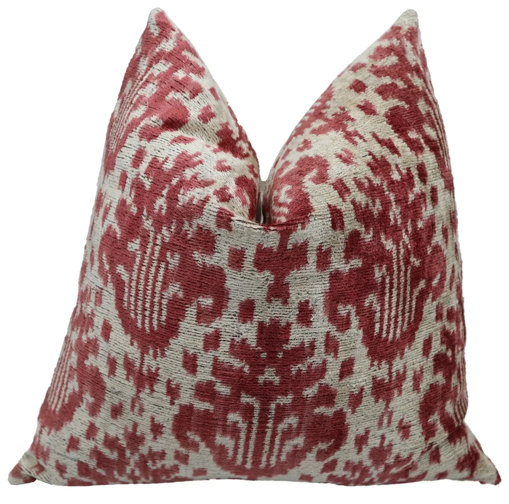 Canvello Handmade Brown Floral Throw Pillows | 18 x 18 in (45 x 45 cm) - The Mayfair Hall