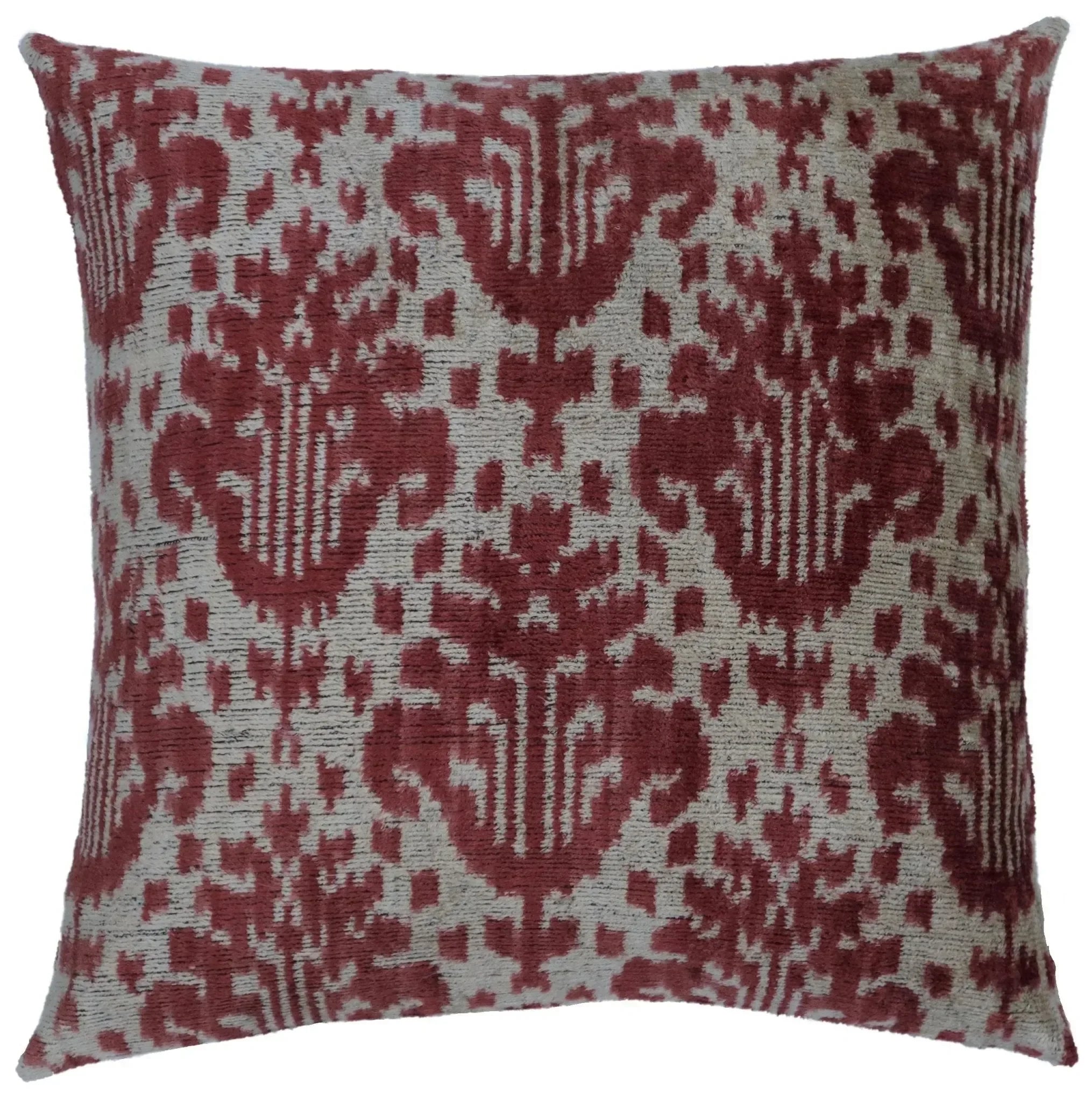 Canvello Handmade Brown Floral Throw Pillows | 18 x 18 in (45 x 45 cm) - The Mayfair Hall