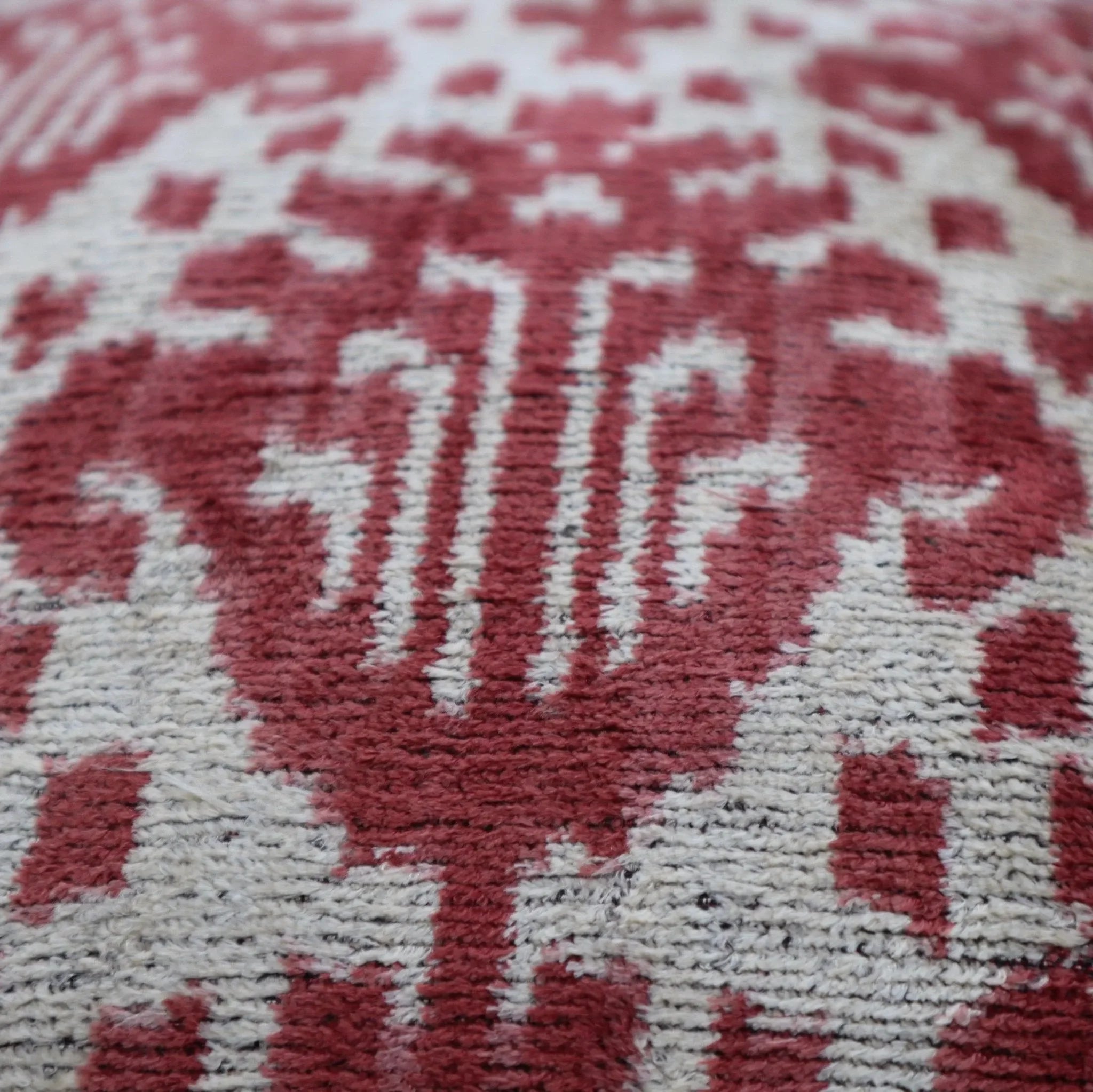 Canvello Handmade Brown Floral Throw Pillows | 18 x 18 in (45 x 45 cm) - The Mayfair Hall