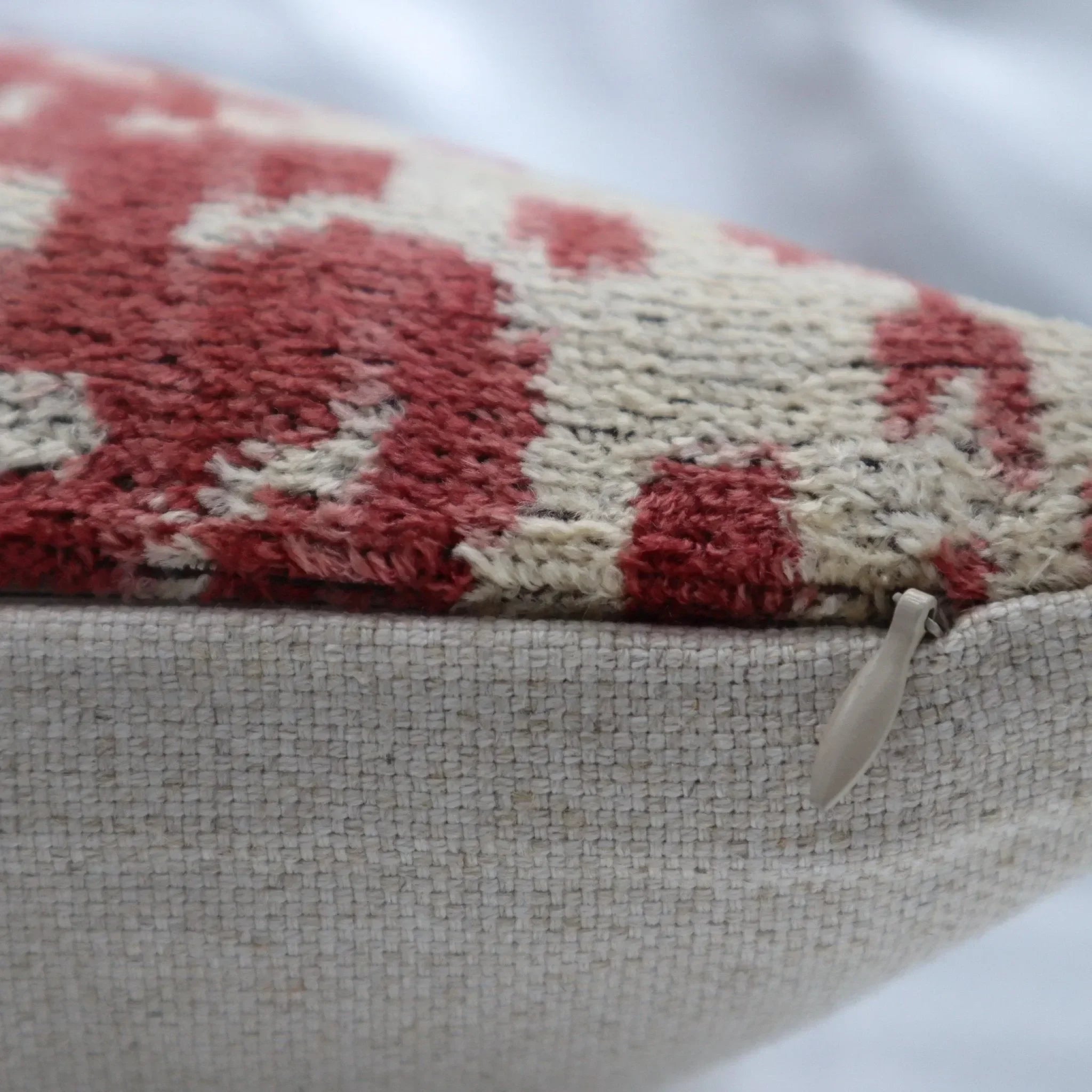 Canvello Handmade Brown Floral Throw Pillows | 18 x 18 in (45 x 45 cm) - The Mayfair Hall