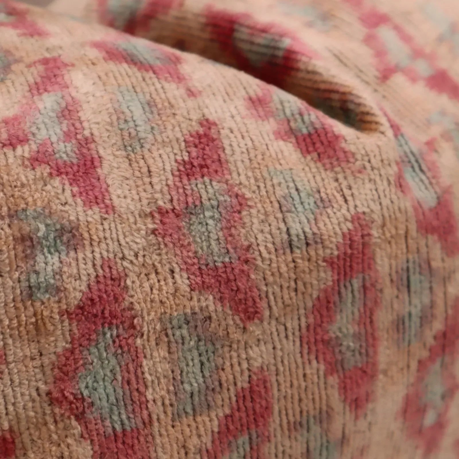 Canvello Handmade Earth Tones Decorative Velvet Silk Pillow - 16" X 24" - The Mayfair Hall