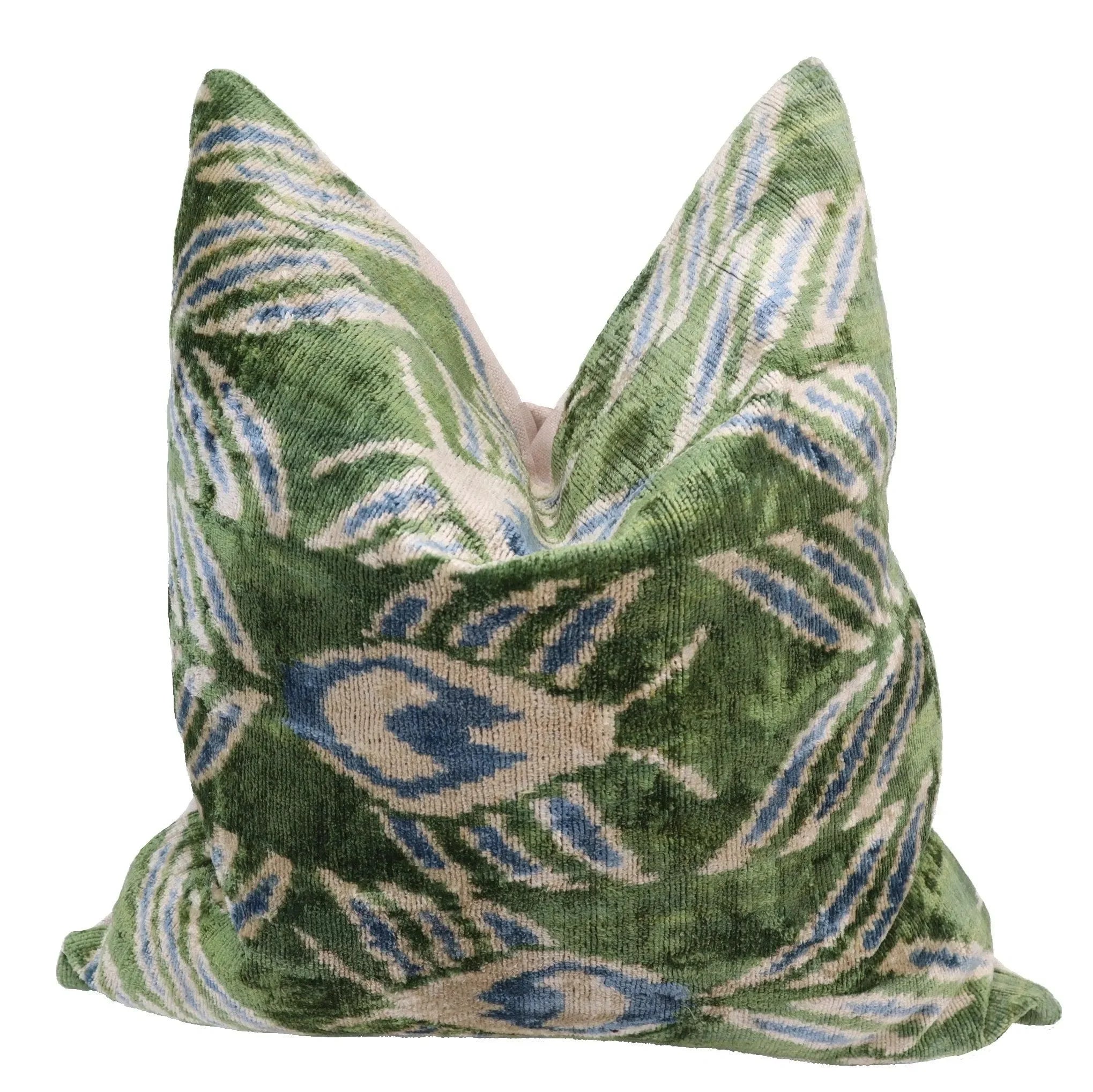 Canvello Handmade Green Velvet Throw Pillows - 20x20 - The Mayfair Hall