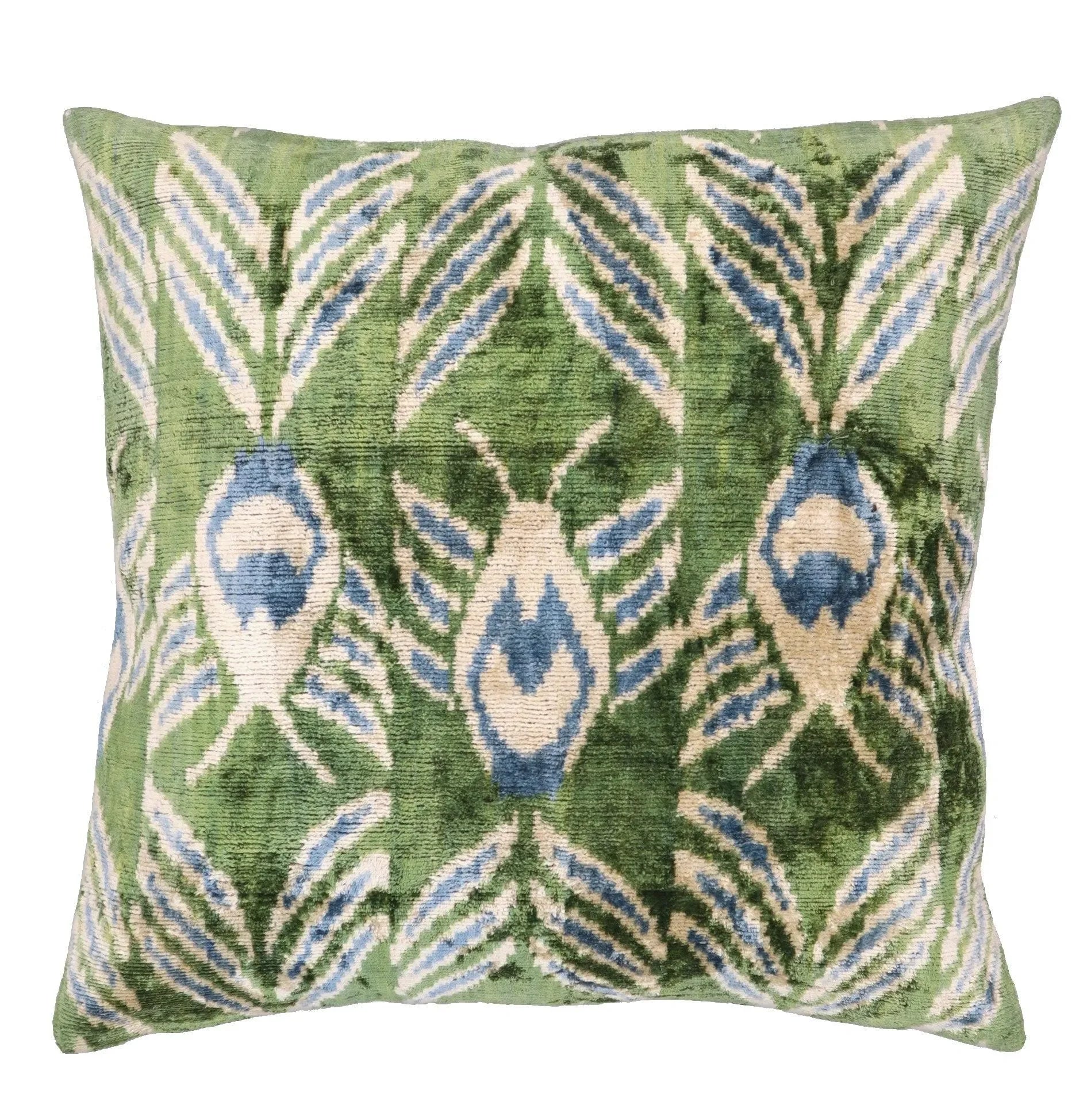 Canvello Handmade Green Velvet Throw Pillows - 20x20 - The Mayfair Hall