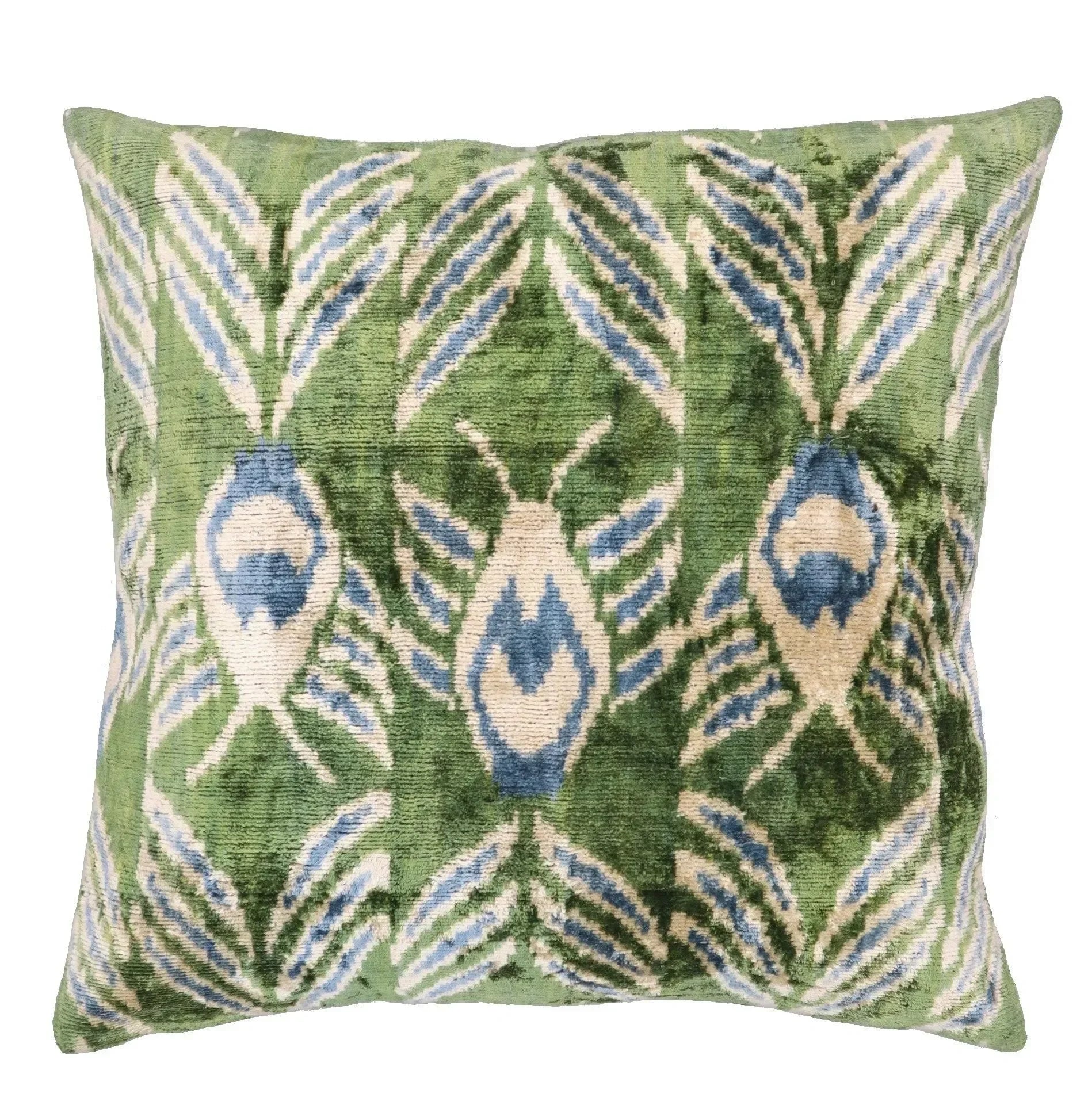 Canvello Handmade Green Velvet Throw Pillows - 20x20 - The Mayfair Hall