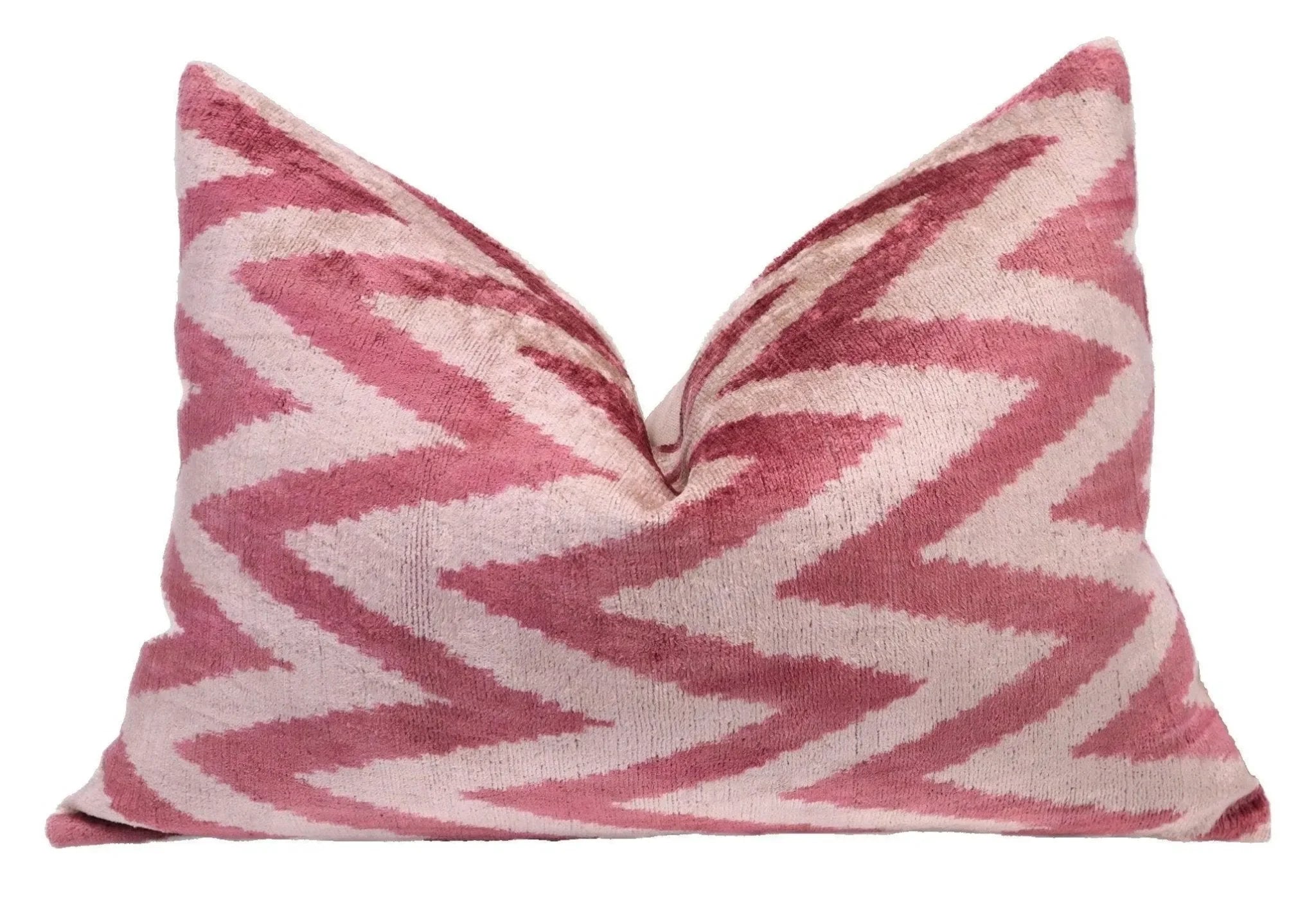 Canvello Handmade Luxury Pinkish Velvet Throw Pillow - 16x24 - The Mayfair Hall